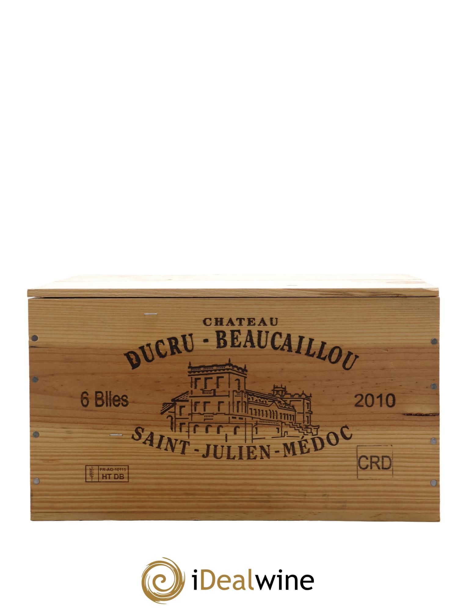 Château Ducru Beaucaillou 2ème Grand Cru Classé 2010 - Lot de 6 bouteilles - 5