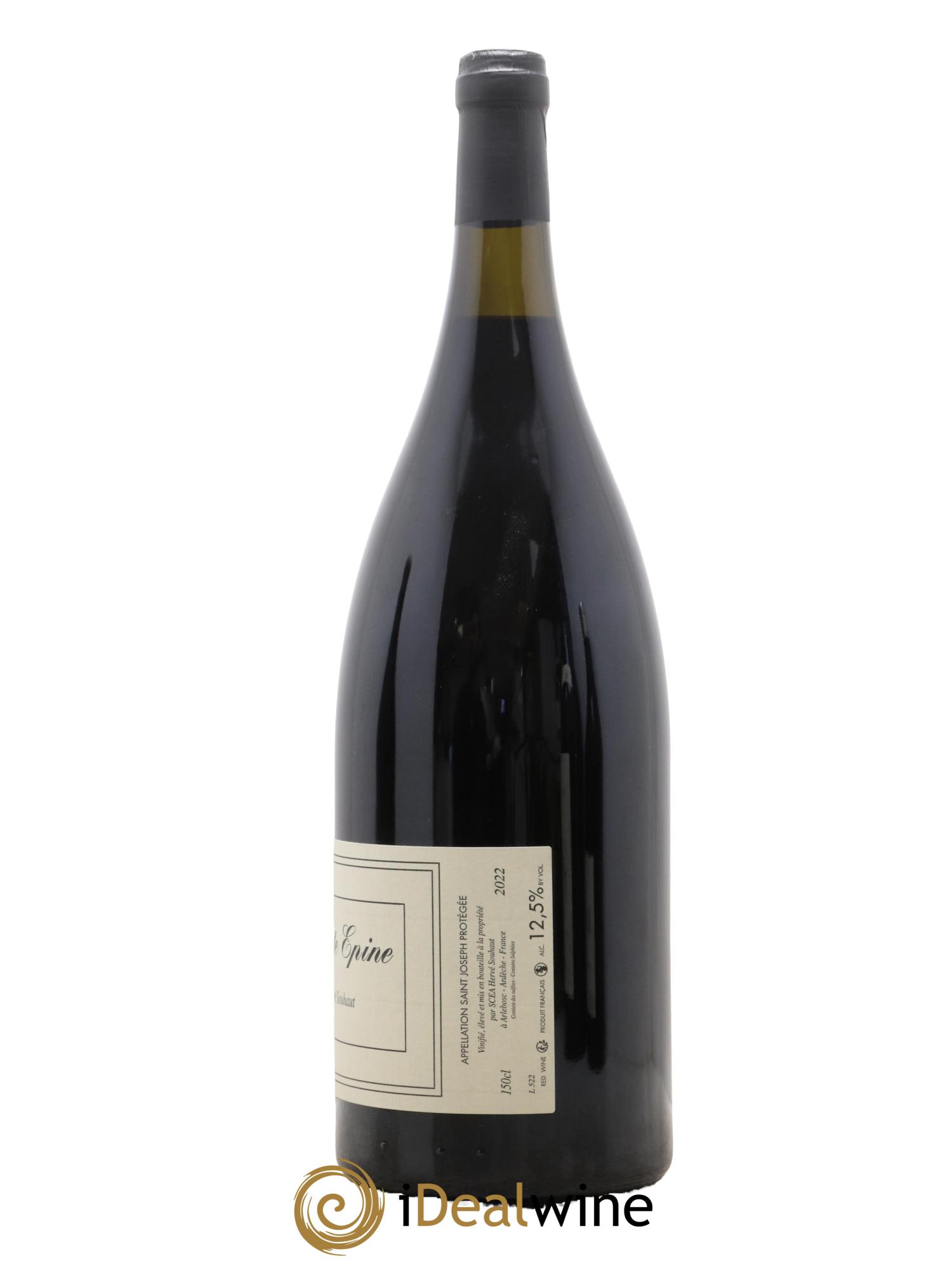 Saint-Joseph Sainte Epine Hervé Souhaut - Domaine Romaneaux-Destezet 2022 - Lot de 1 magnum - 1