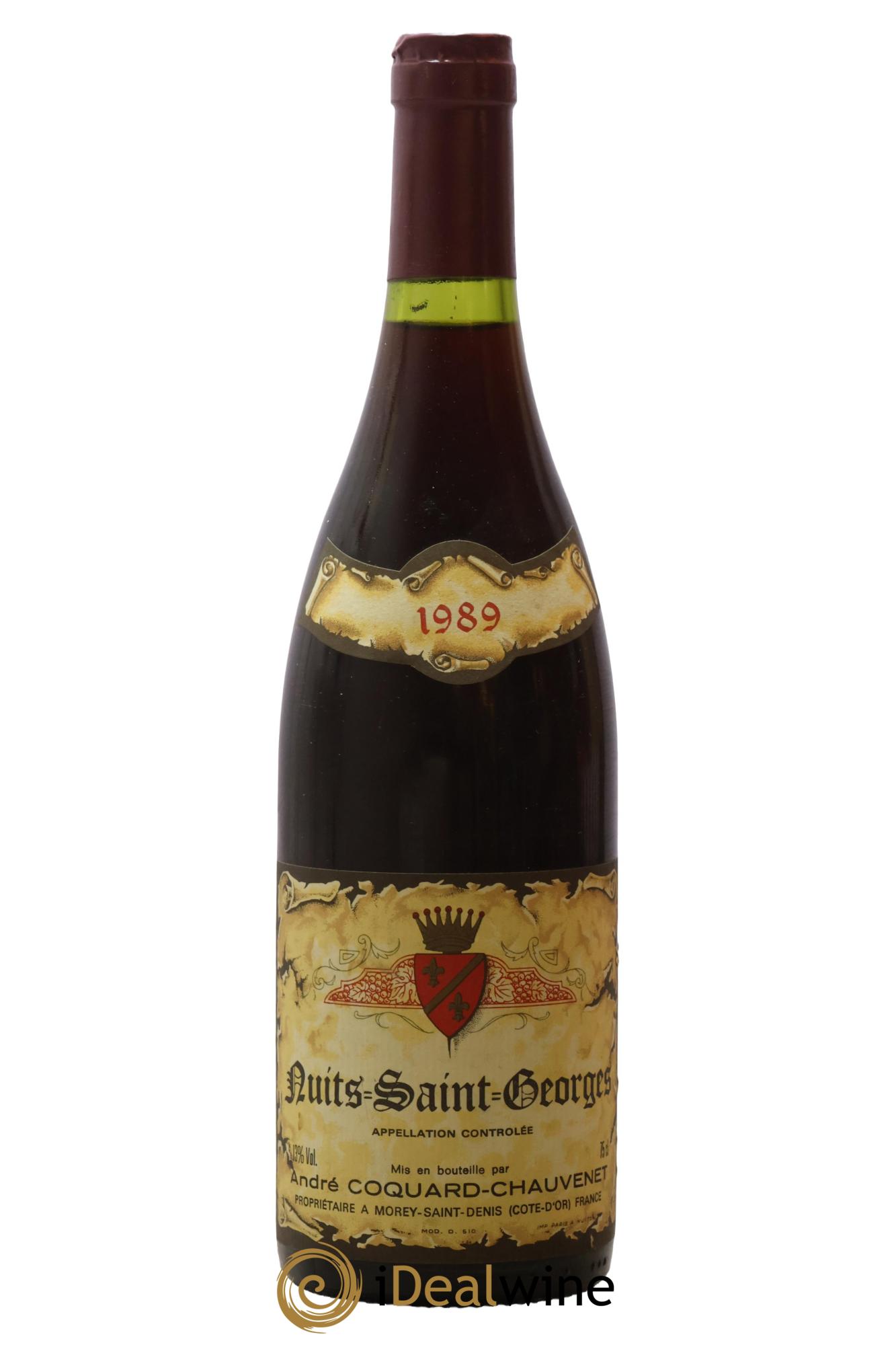 Nuits-Saint-Georges André Coquard Chauvenet 1989 - Lot de 1 bouteille - 0