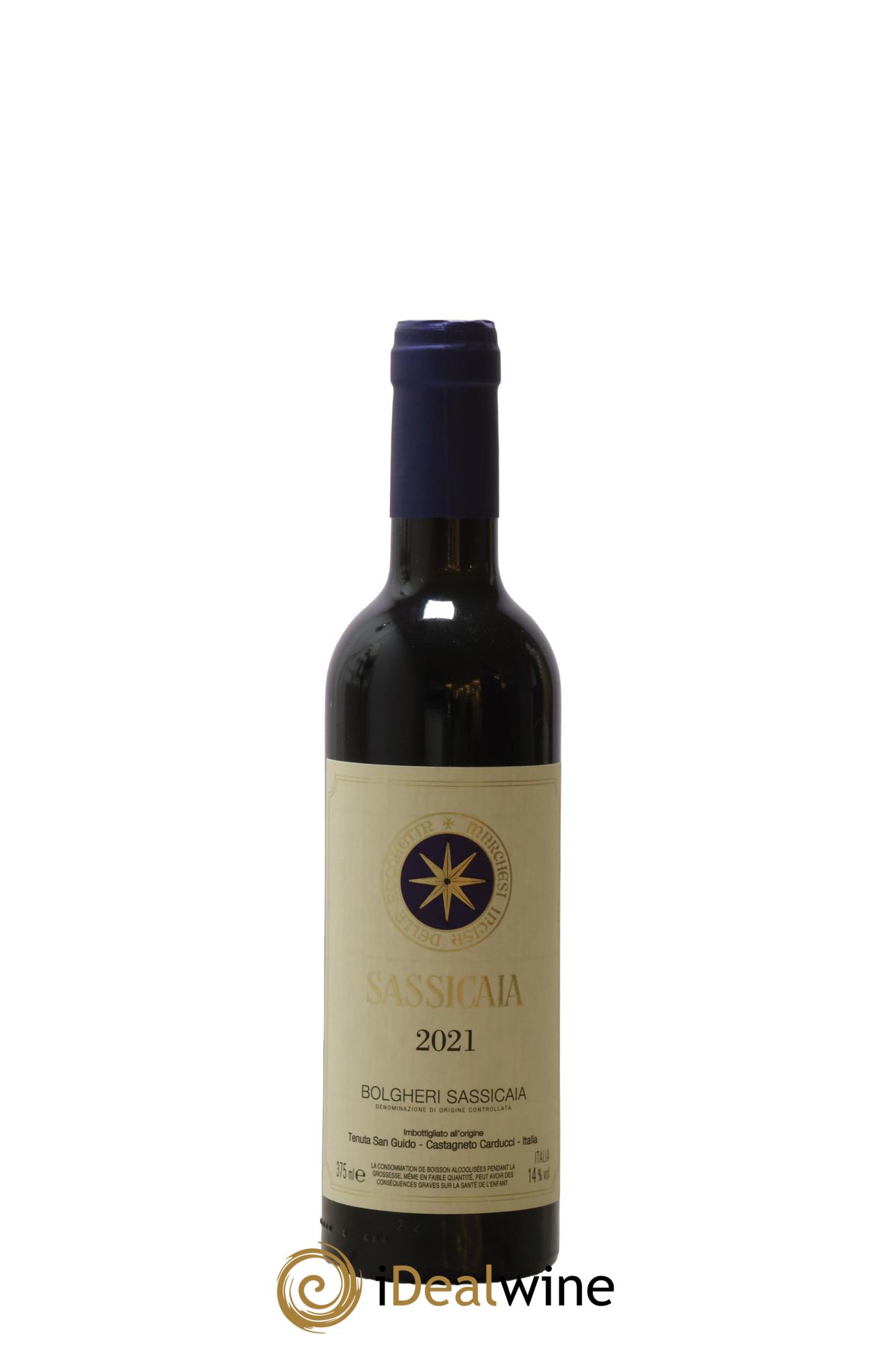 Bolgheri DOC Sassicaia Tenuta San Guido 2021 - Lot of 1 half-bottle - 0