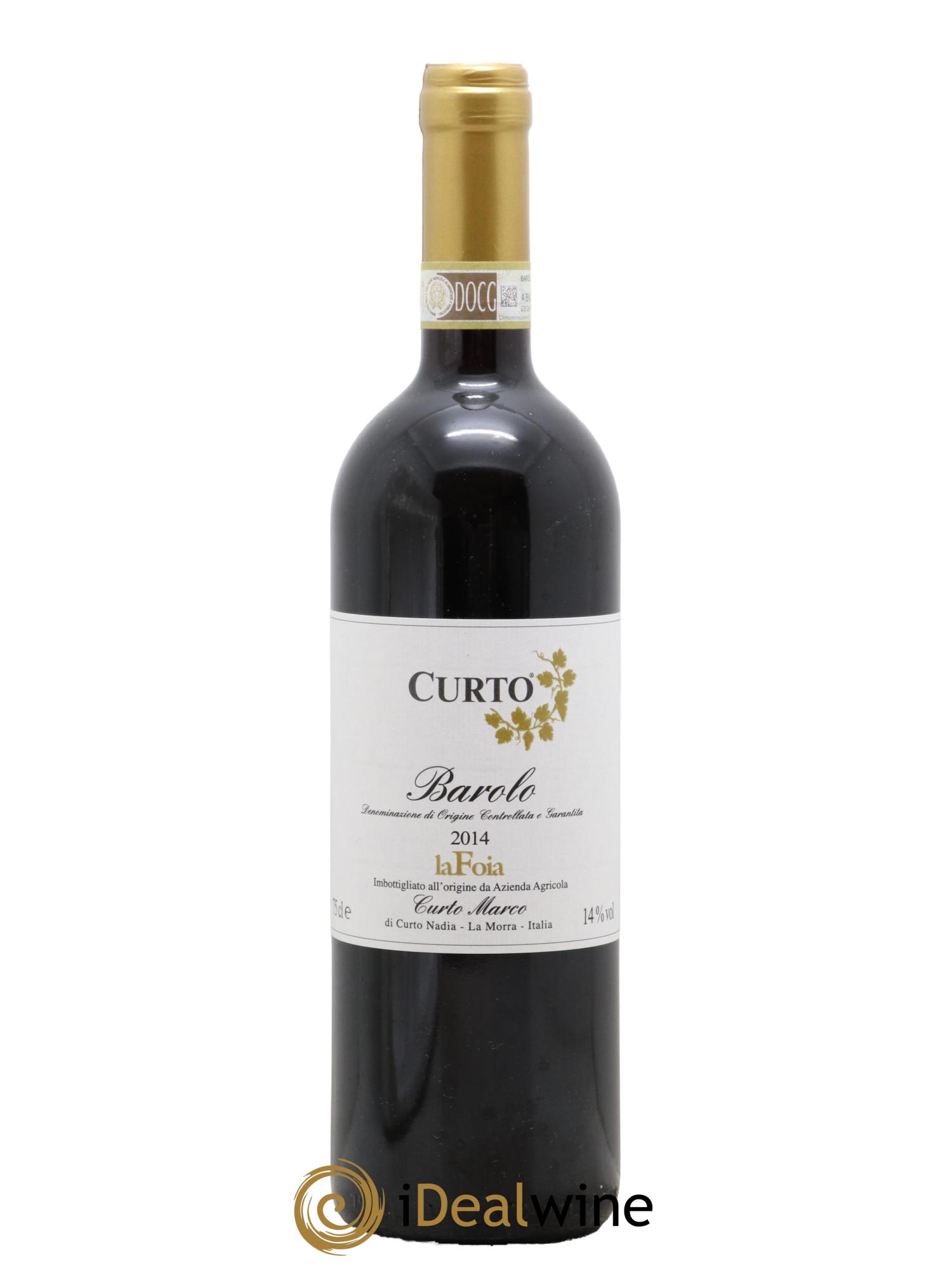 Barolo La Foia Curto Marco 2014 - Lot de 1 bouteille - 0