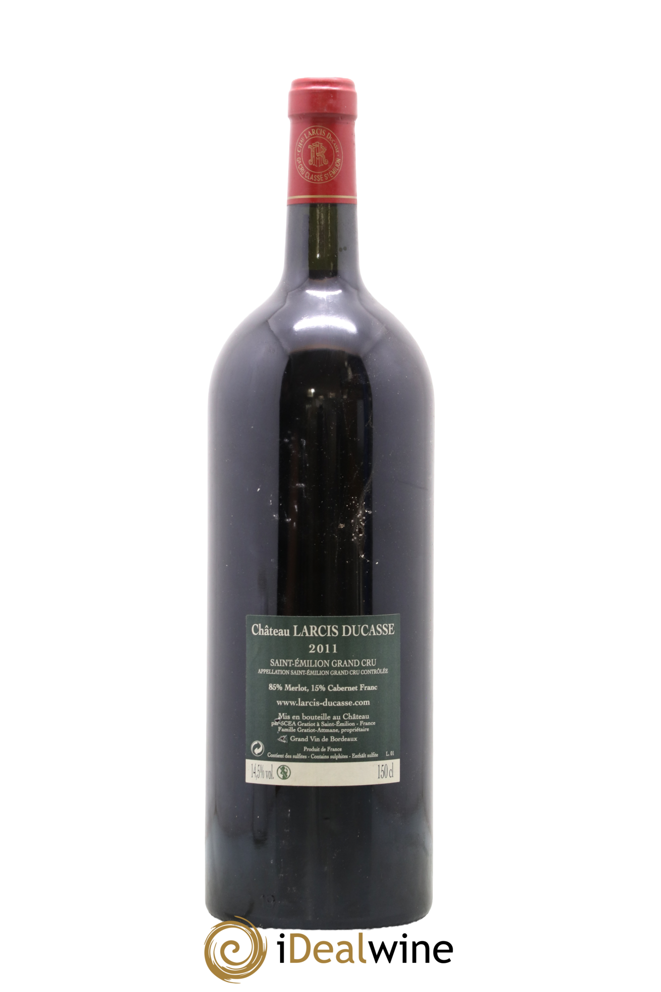 Château Larcis Ducasse 1er Grand Cru Classé B 2011 - Lot of 1 magnum - 1