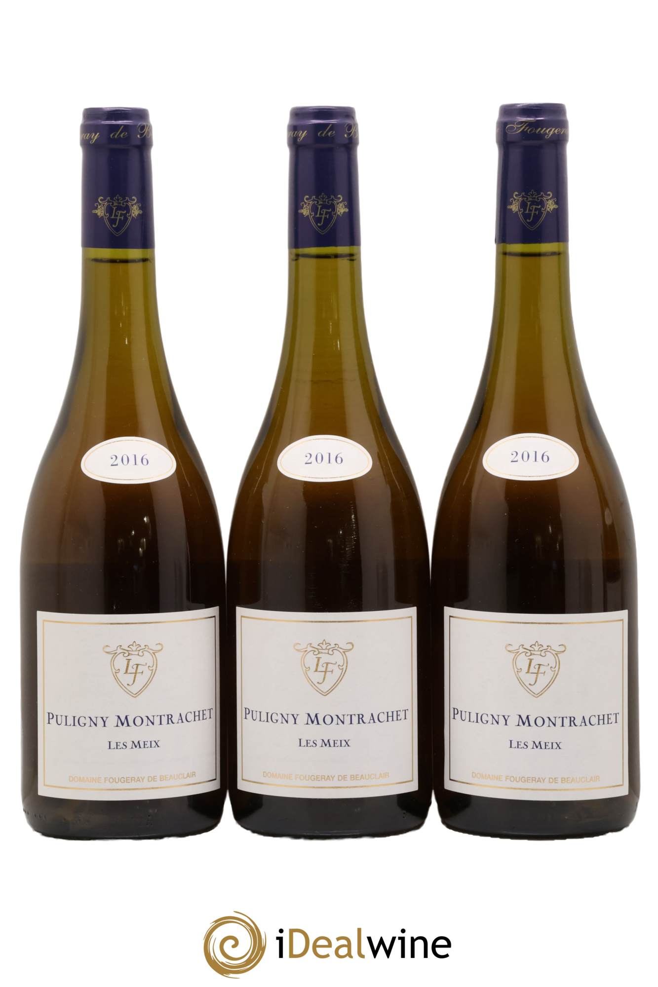 Puligny-Montrachet Les Meix Fougeray de Beauclair 2016 - Lotto di 3 bottiglie - 0