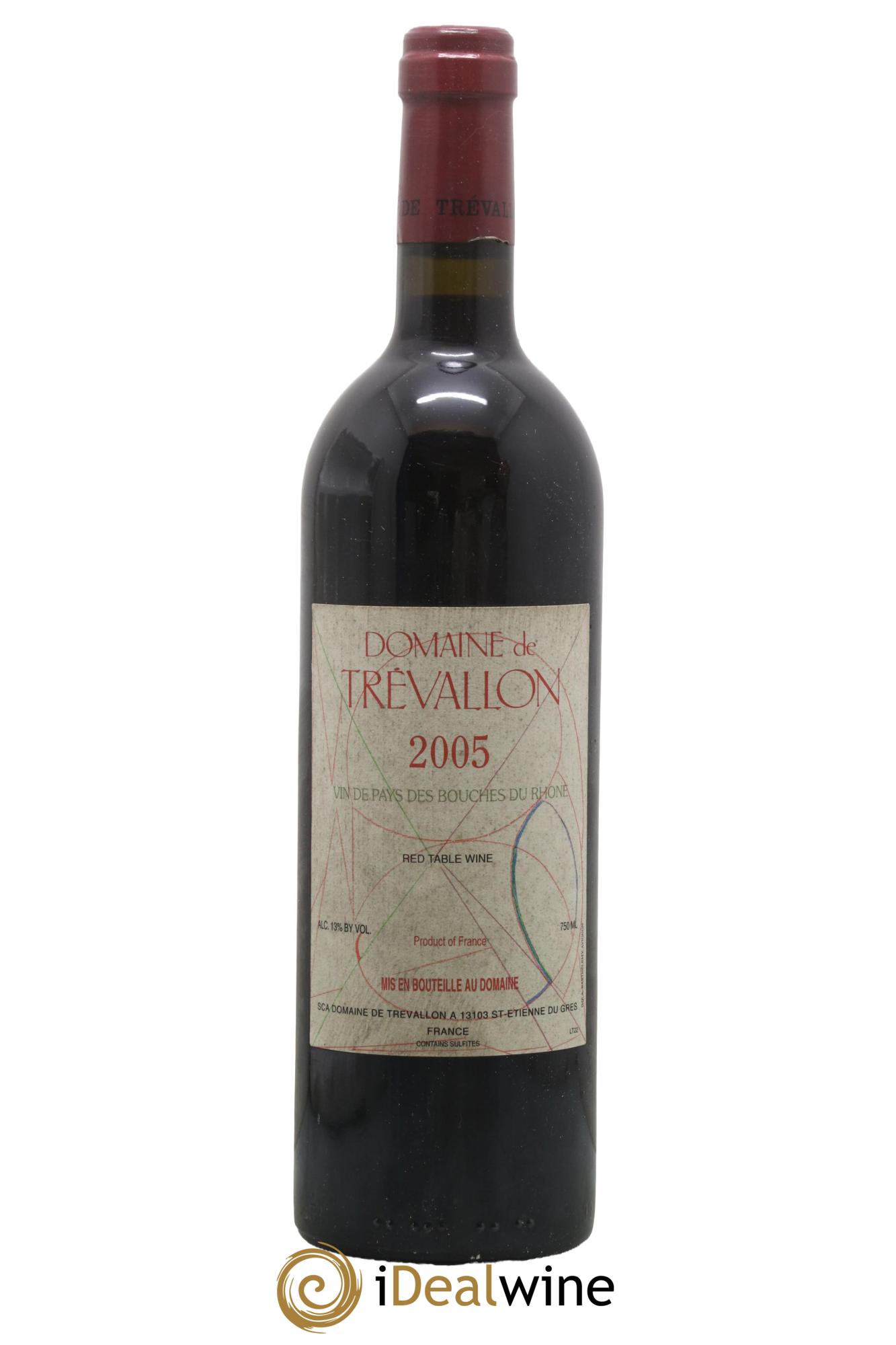 VDP Bouches du Rhône Trévallon (Domaine de) Eloi Dürrbach 2005 - Lot de 1 bouteille - 0