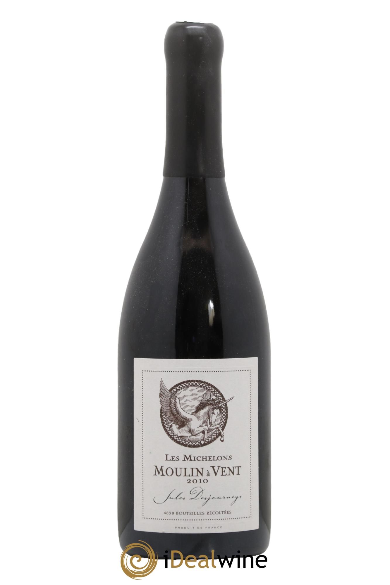 Moulin-à-Vent Les Michelons Jules Desjourneys 2010 - Lot de 1 bouteille - 0