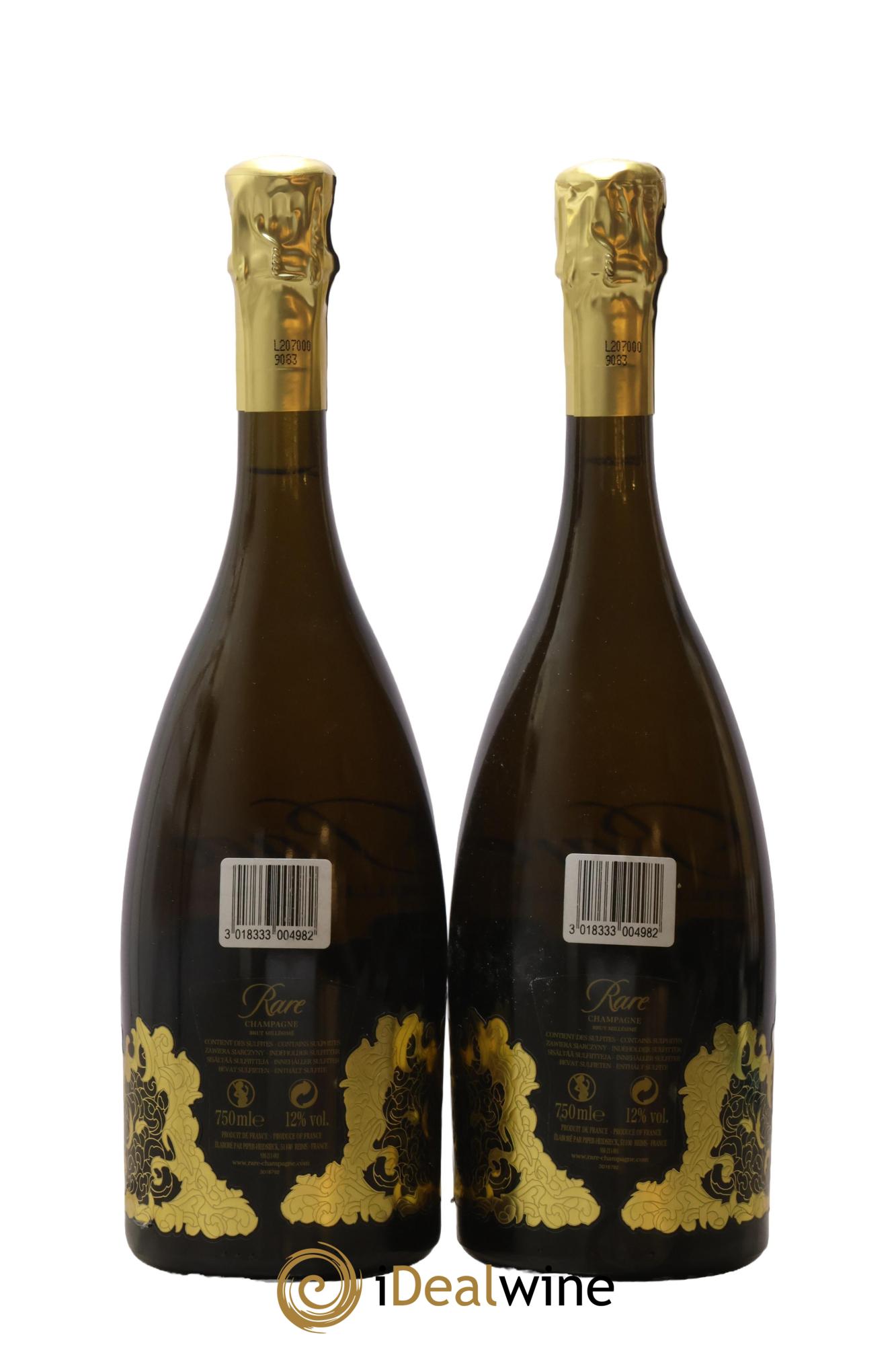 Rare Piper Heidsieck 2006 - Lot of 2 bottles - 1