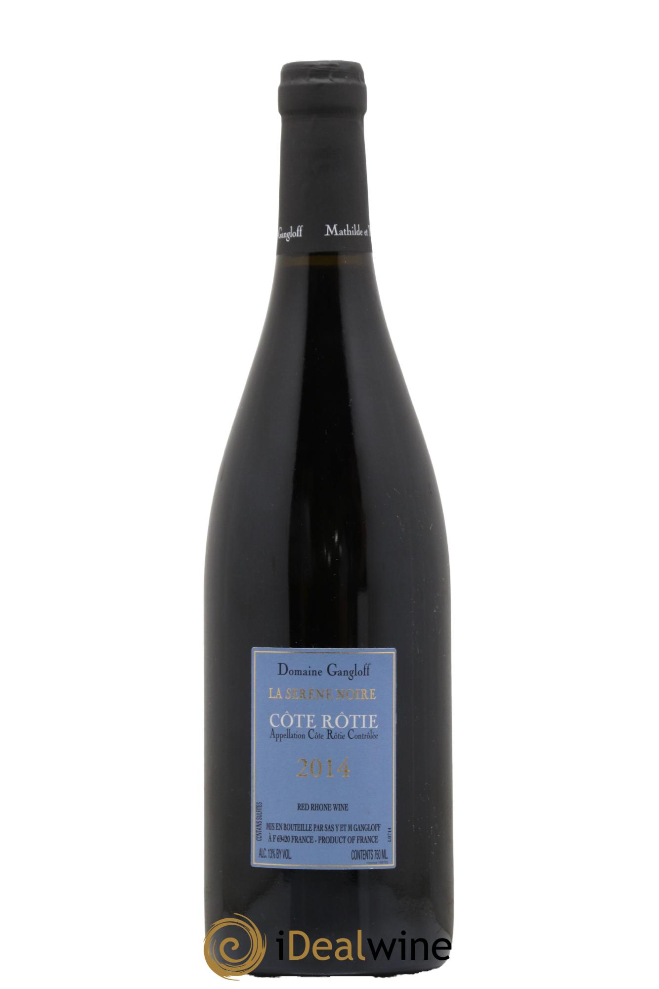 Côte-Rôtie La Sereine Noire Gangloff (Domaine) 2014 - Lot de 1 bouteille - 1