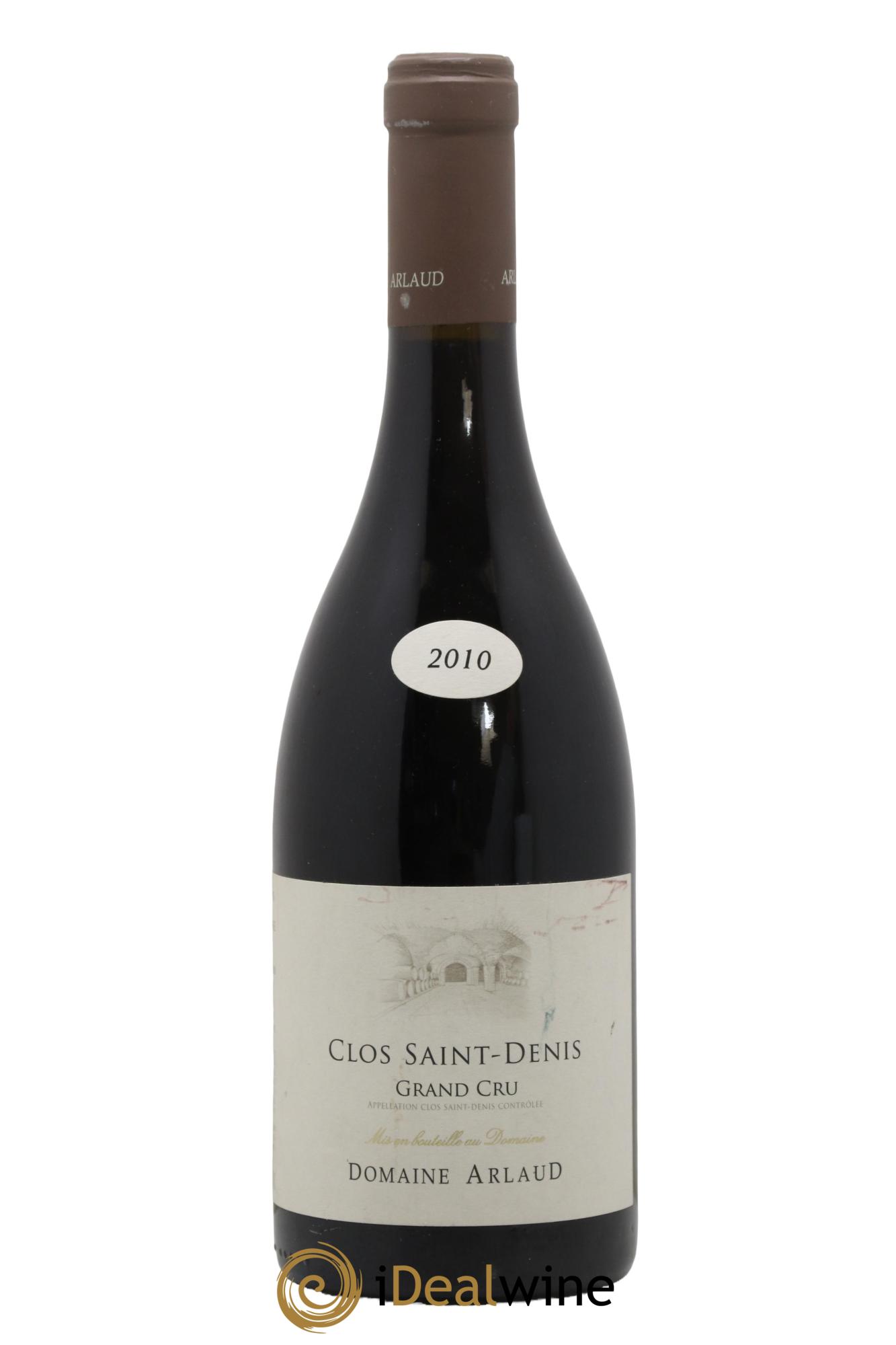 Clos Saint-Denis Grand Cru Arlaud 2010 - Lot de 1 bouteille - 0