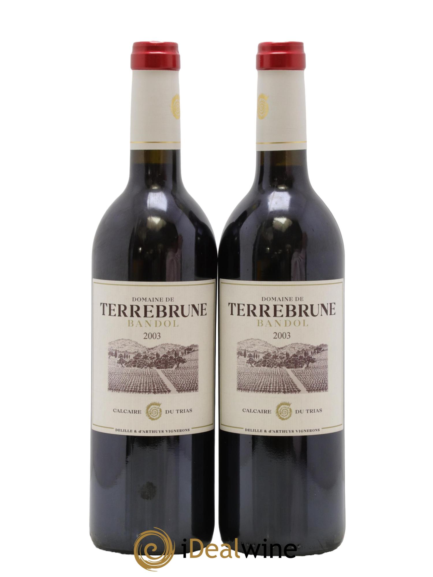 Bandol Terrebrune (Domaine de) 2003 - Lot de 2 bouteilles - 0