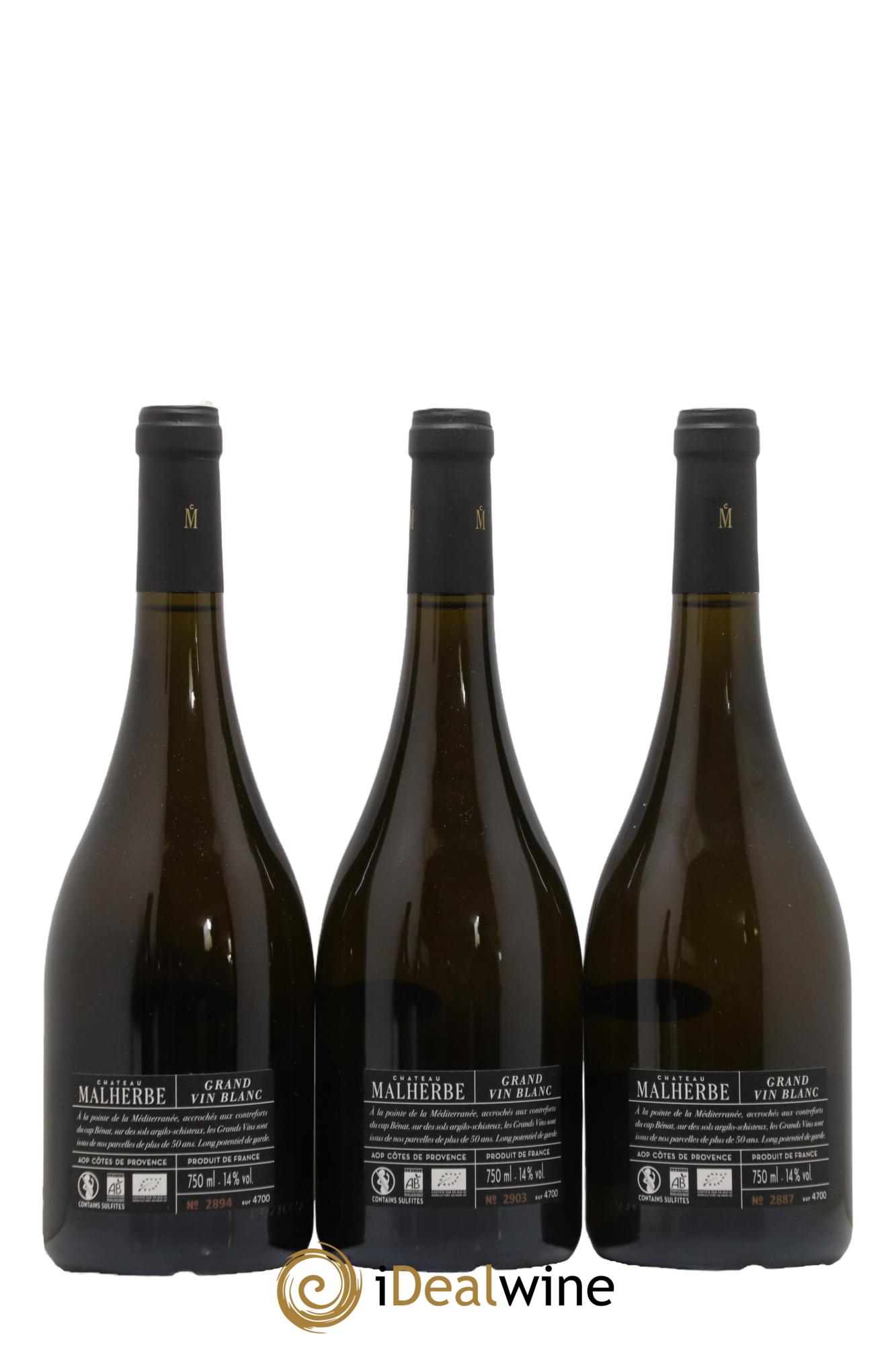 Côtes de Provence Chateau Malherbe 2020 - Lot de 3 bouteilles - 1