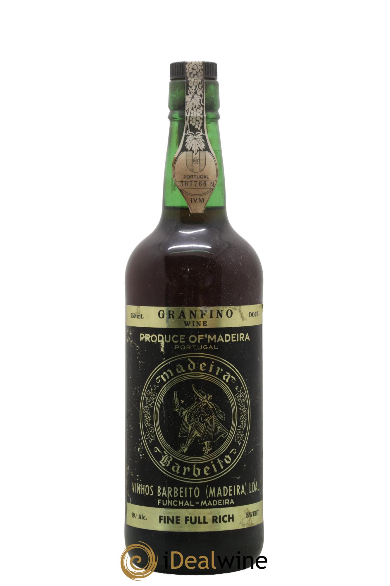 Madère Doce Barbeito - Lot of 1 bottle - 0