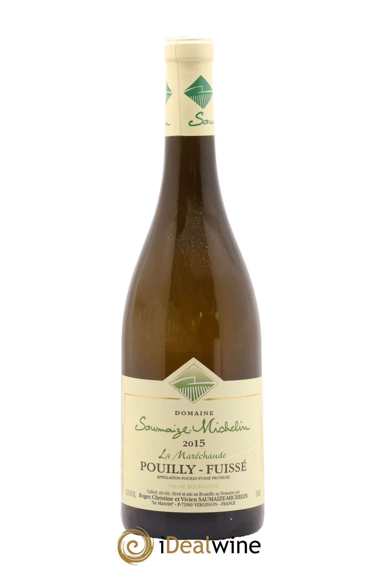 Pouilly-Fuissé 1er Cru La Maréchaude Jacques et Nathalie Saumaize 2015 - Posten von 1 Flasche - 0