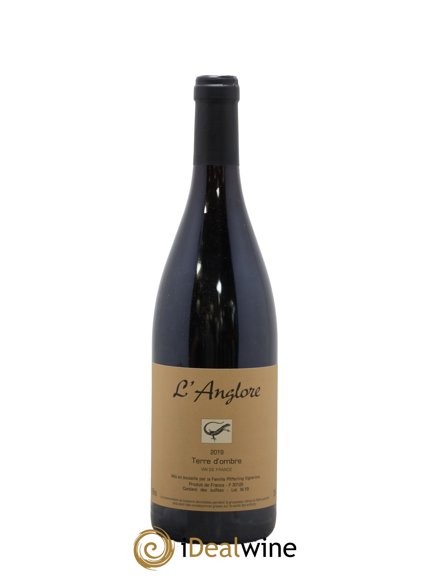 Vin de France Terre d'Ombre L'Anglore 2019 - Lot de 1 bouteille - 0
