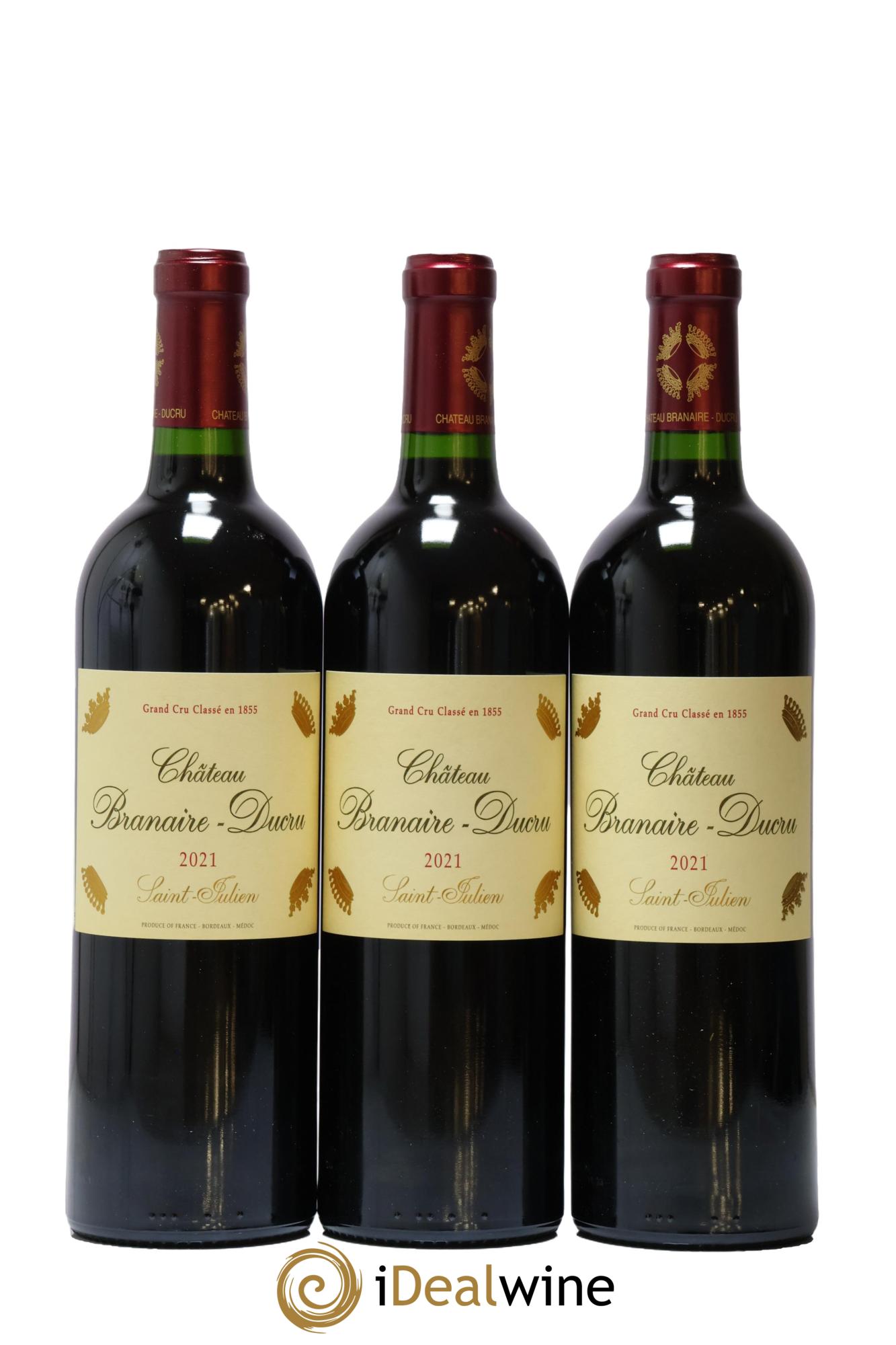 Château Branaire Ducru 4ème Grand Cru Classé 2021 - Posten von 3 Flaschen - 0