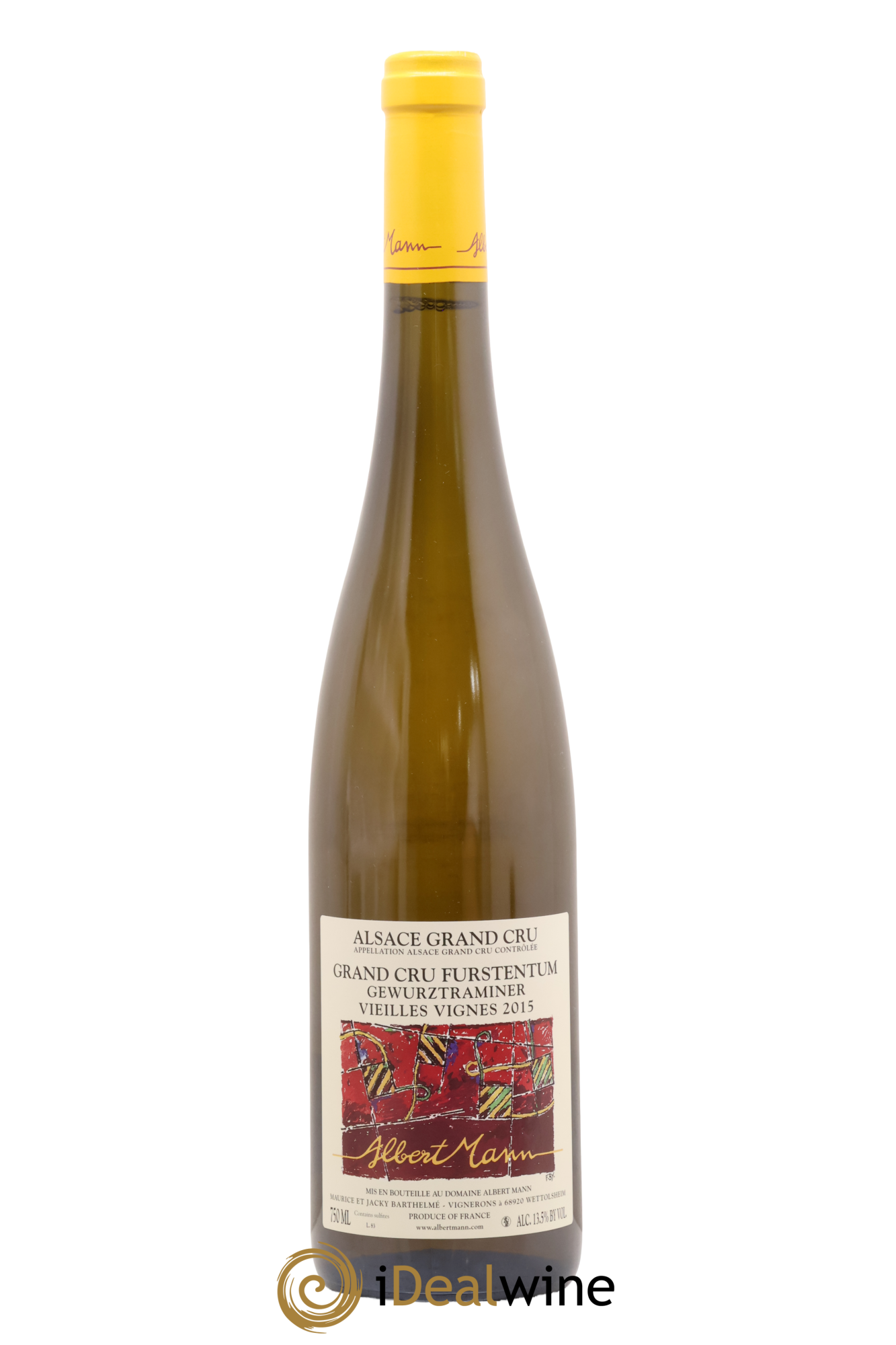 Alsace Gewurztraminer Grand Cru Furstentum Vieilles Vignes Albert Mann 2015 - Lot de 1 bouteille - 0