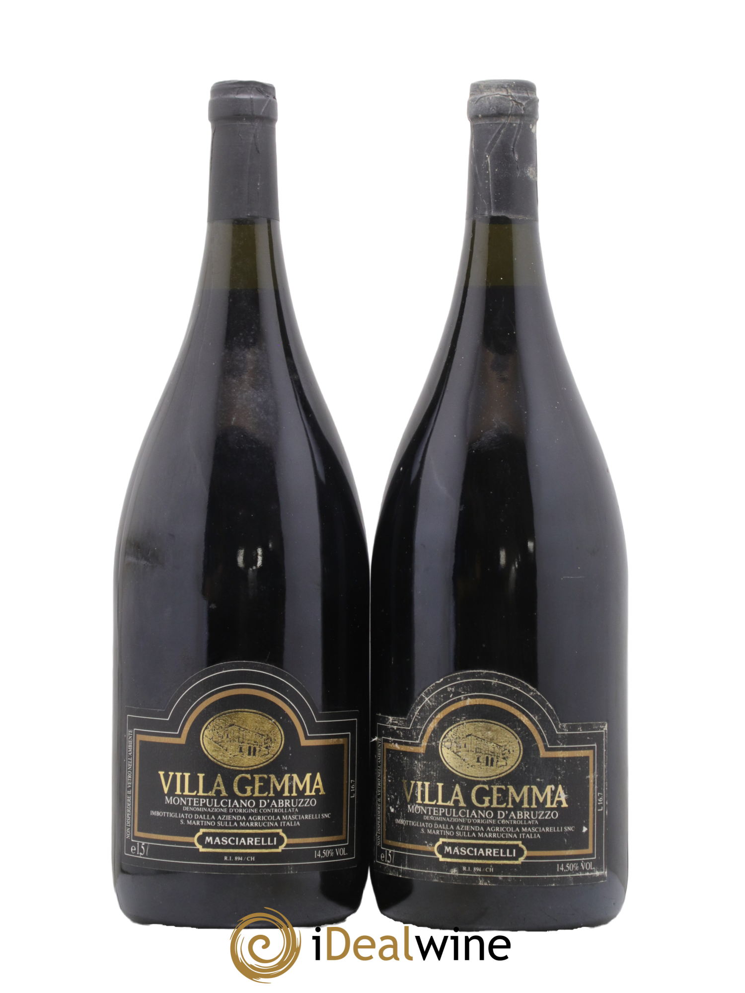 Montepulciano d'Abruzzo Villa Gemma Masciarelli 1992 - Lot of 2 magnums - 0