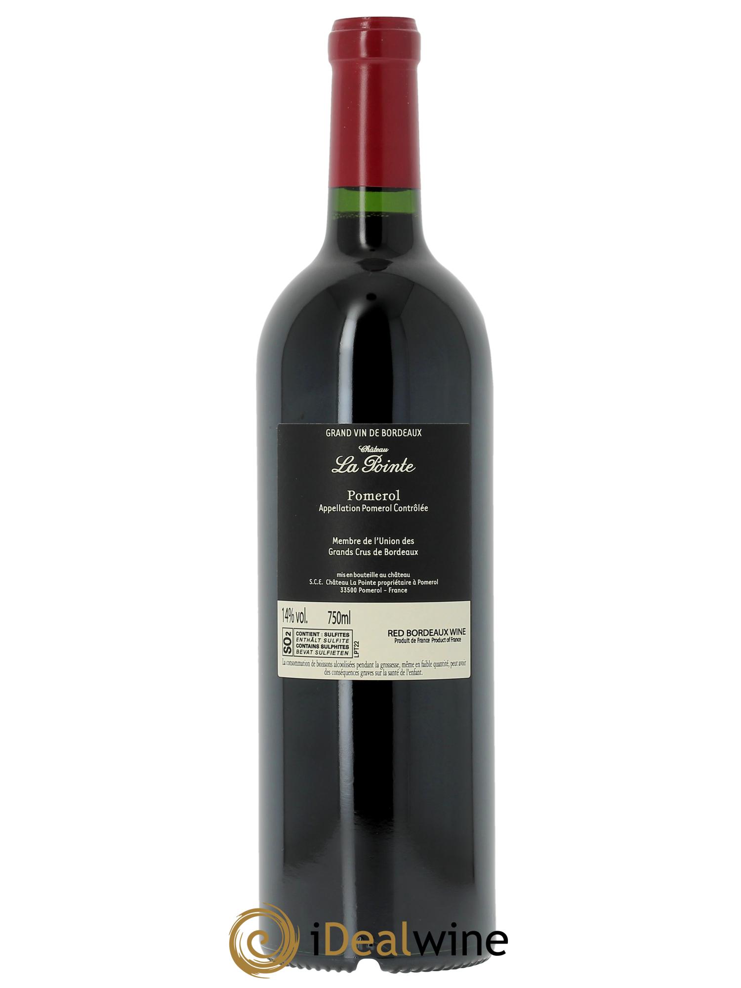 Château la Pointe (Original-holzkiste ab 6 Fl.) 2022 - Posten von 1 Flasche - 1