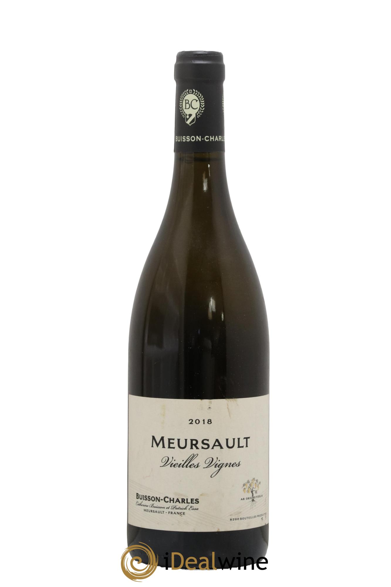 Meursault Vieilles Vignes Buisson-Charles (Domaine) 2018 - Lot de 1 bouteille - 0