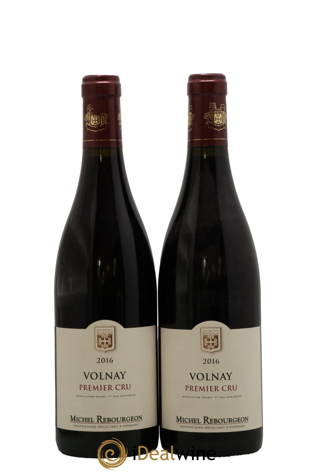 Volnay 1er Cru Domaine Michel Rebourgeon 2016 - Lot de 2 bouteilles - 0