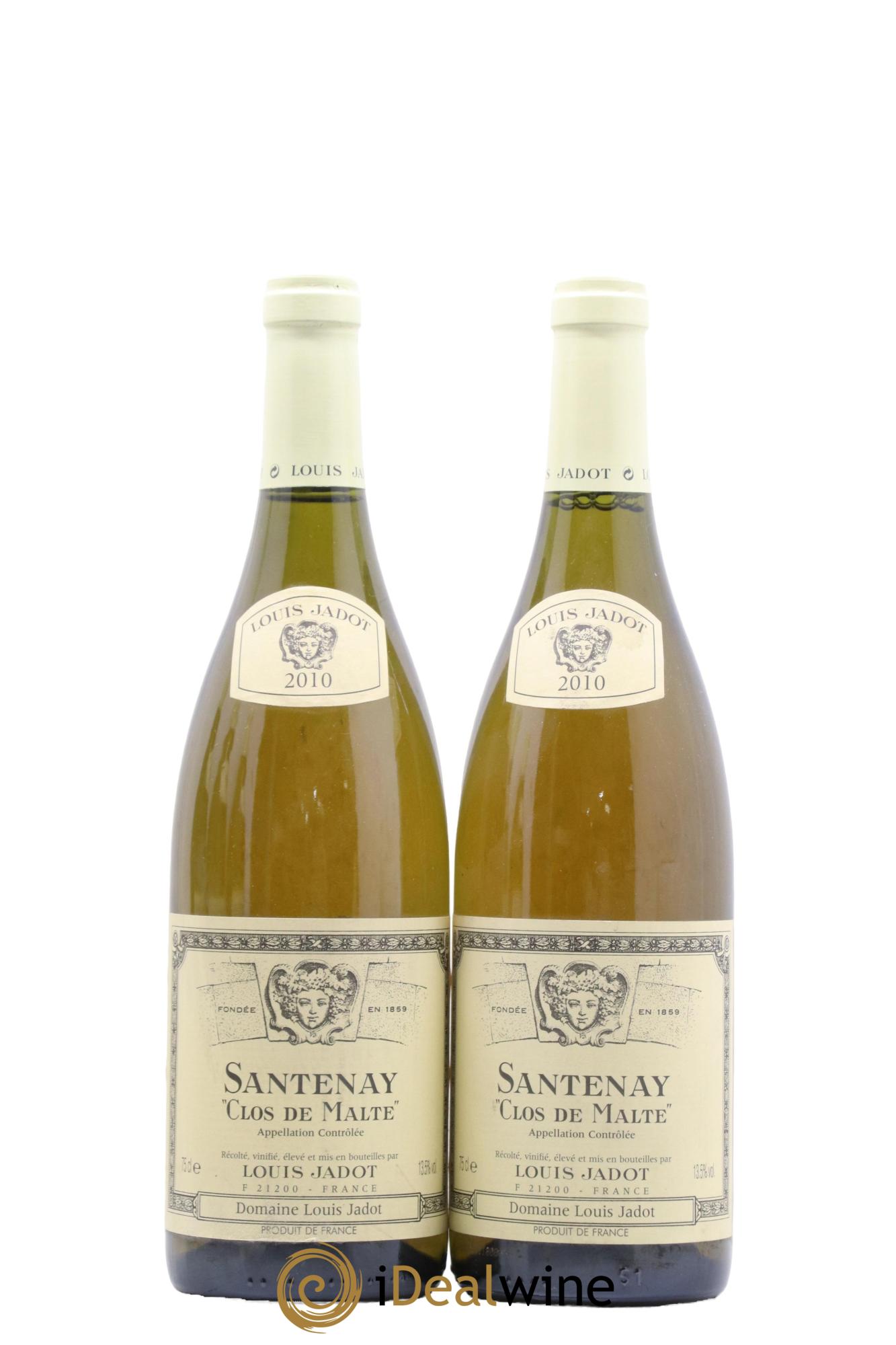 Santenay Clos de Malte Louis Jadot 2010 - Lot de 2 bouteilles - 0