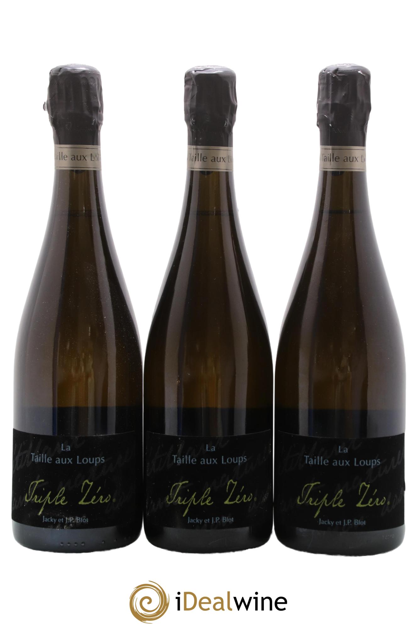 Montlouis-sur-Loire Triple Zéro La Taille aux Loups - Jacky Blot - Lot de 3 bouteilles - 0