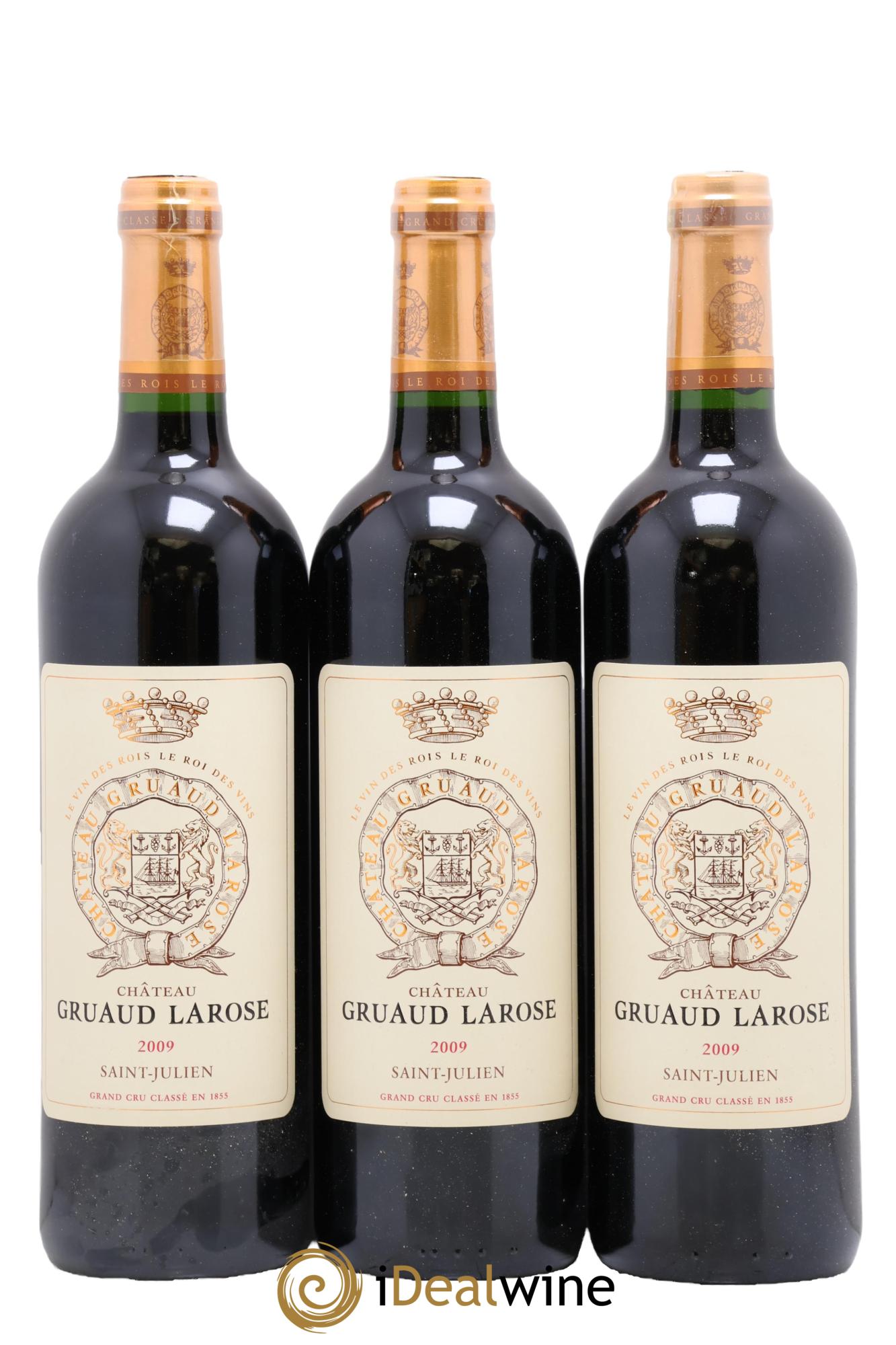 Château Gruaud Larose 2ème Grand Cru Classé 2009 - Lot of 3 bottles - 0