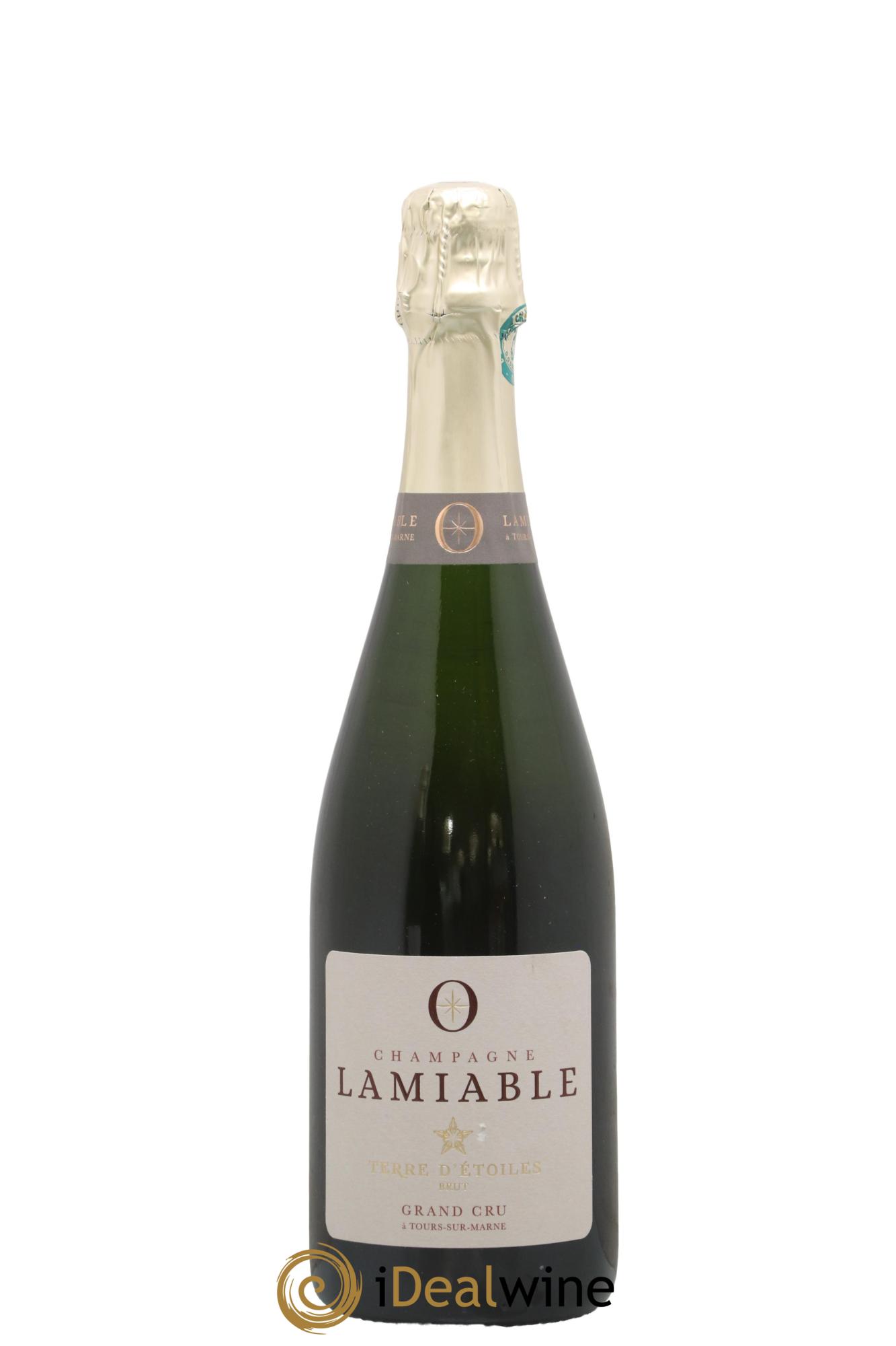 Champagne Brut Grand Cru Terres d'Etoiles Lamiable - Lot de 1 bouteille - 0