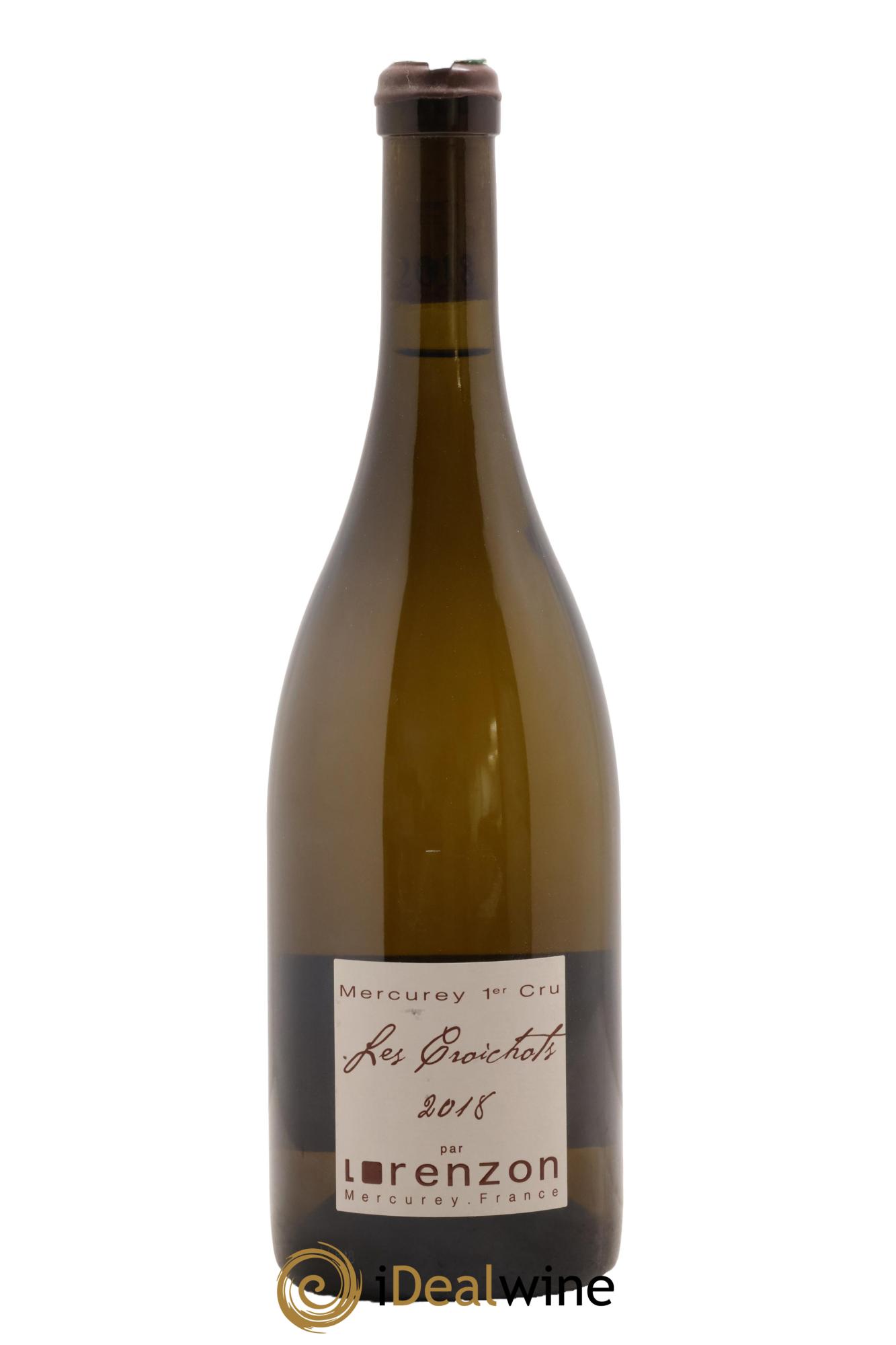 Mercurey 1er Cru Les Croichots Bruno Lorenzon 2018 - Lot de 1 bouteille - 0