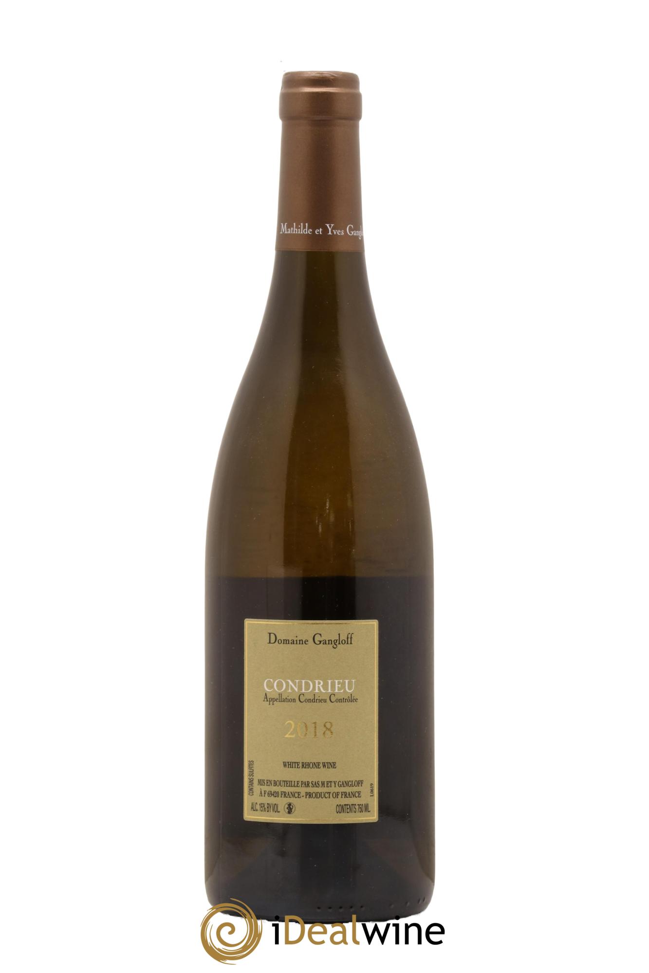 Condrieu Domaine Gangloff (Domaine) 2018 - Lot de 1 bouteille - 1
