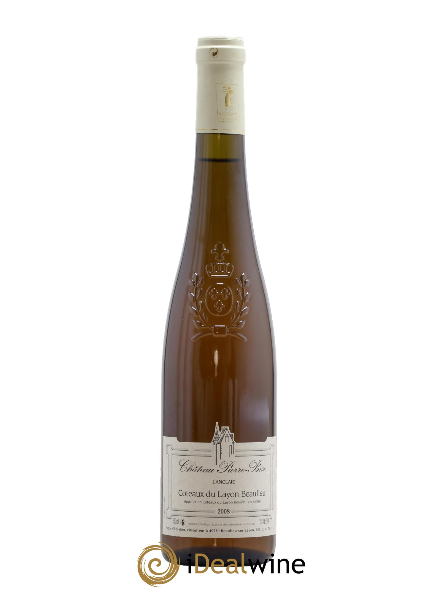 Coteaux du Layon Beaulieu l'Anclaie Château Pierre-Bise 2008 - Lot de 1 format 50cl - 0
