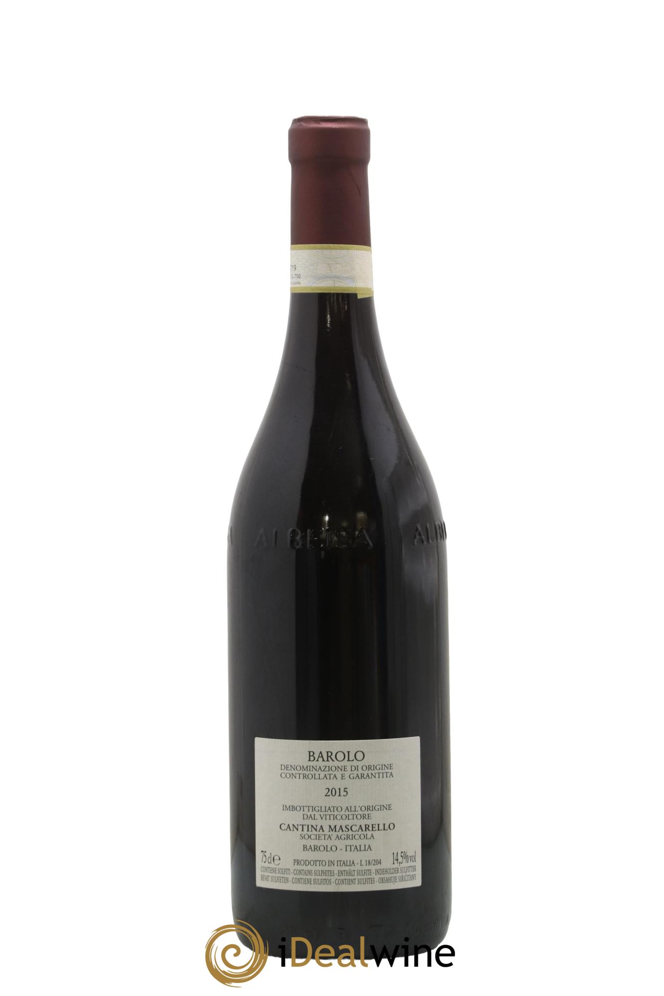 Barolo DOCG Artist Label Bartolo Mascarello 2015 - Lot de 1 bouteille - 1
