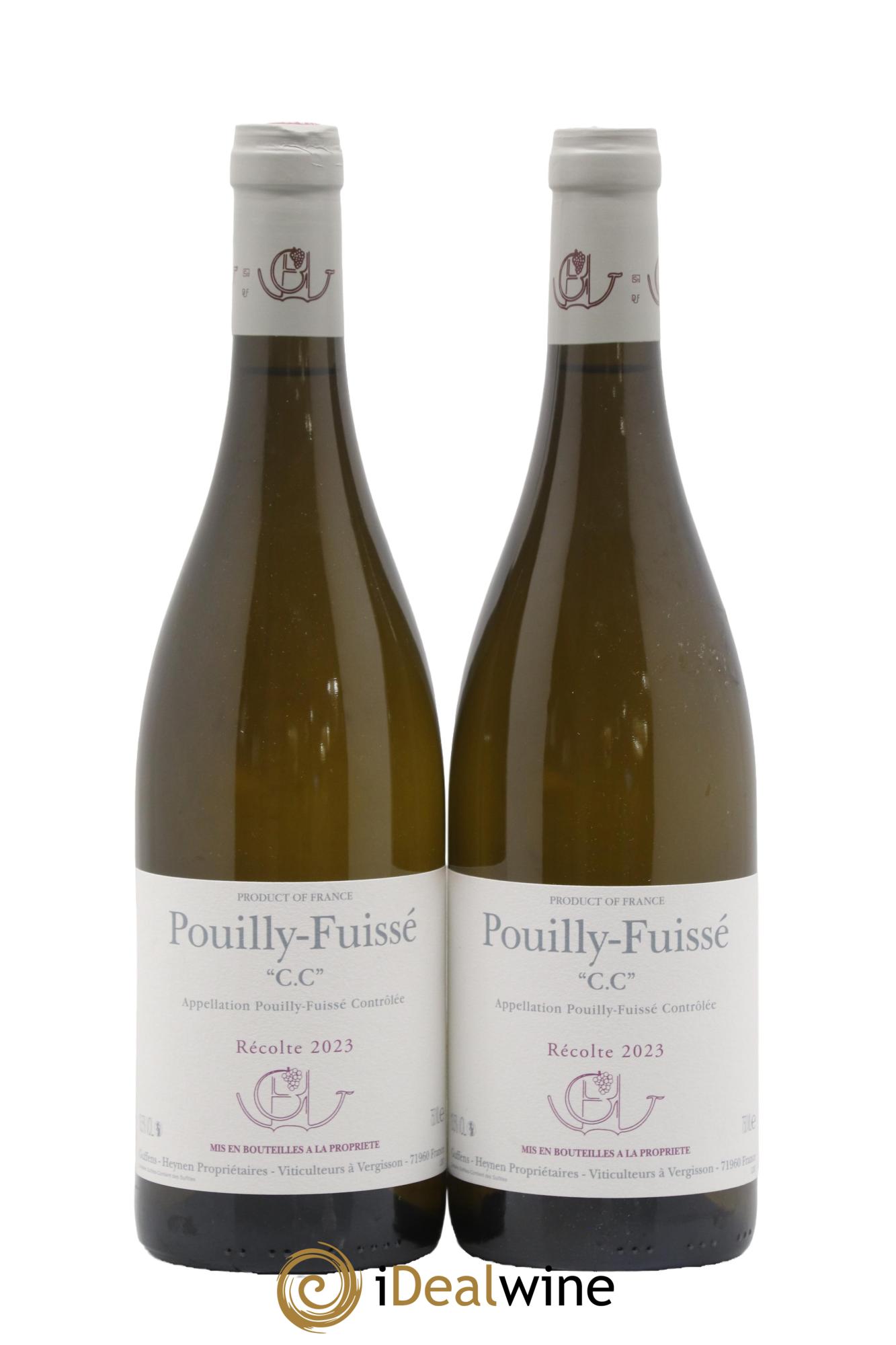 Pouilly-Fuissé C.C. Guffens-Heynen 2023 - Lot de 2 bouteilles - 0