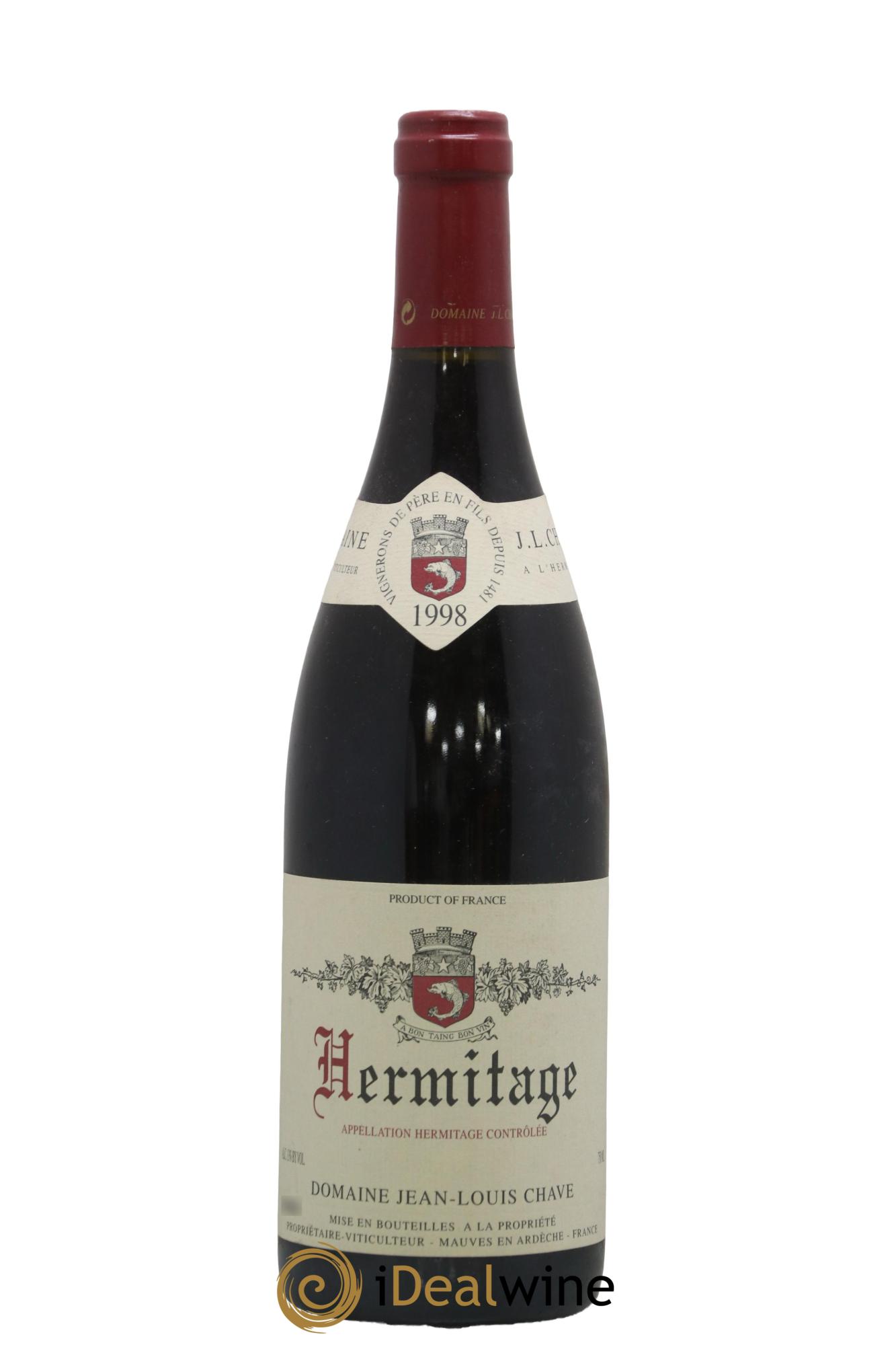 Hermitage Jean-Louis Chave 1998 - Lot of 1 bottle - 0