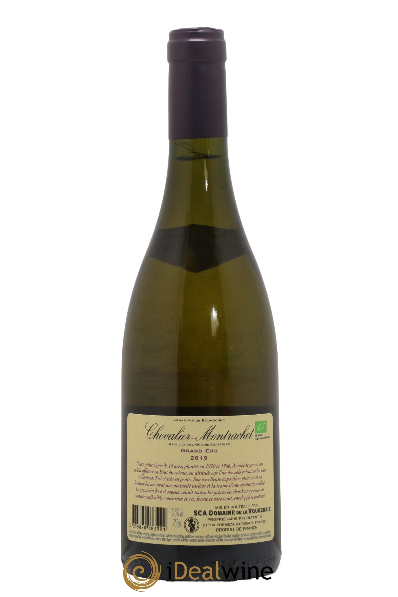 Chevalier-Montrachet Grand Cru La Vougeraie 2019 - Lot de 1 bouteille - 1