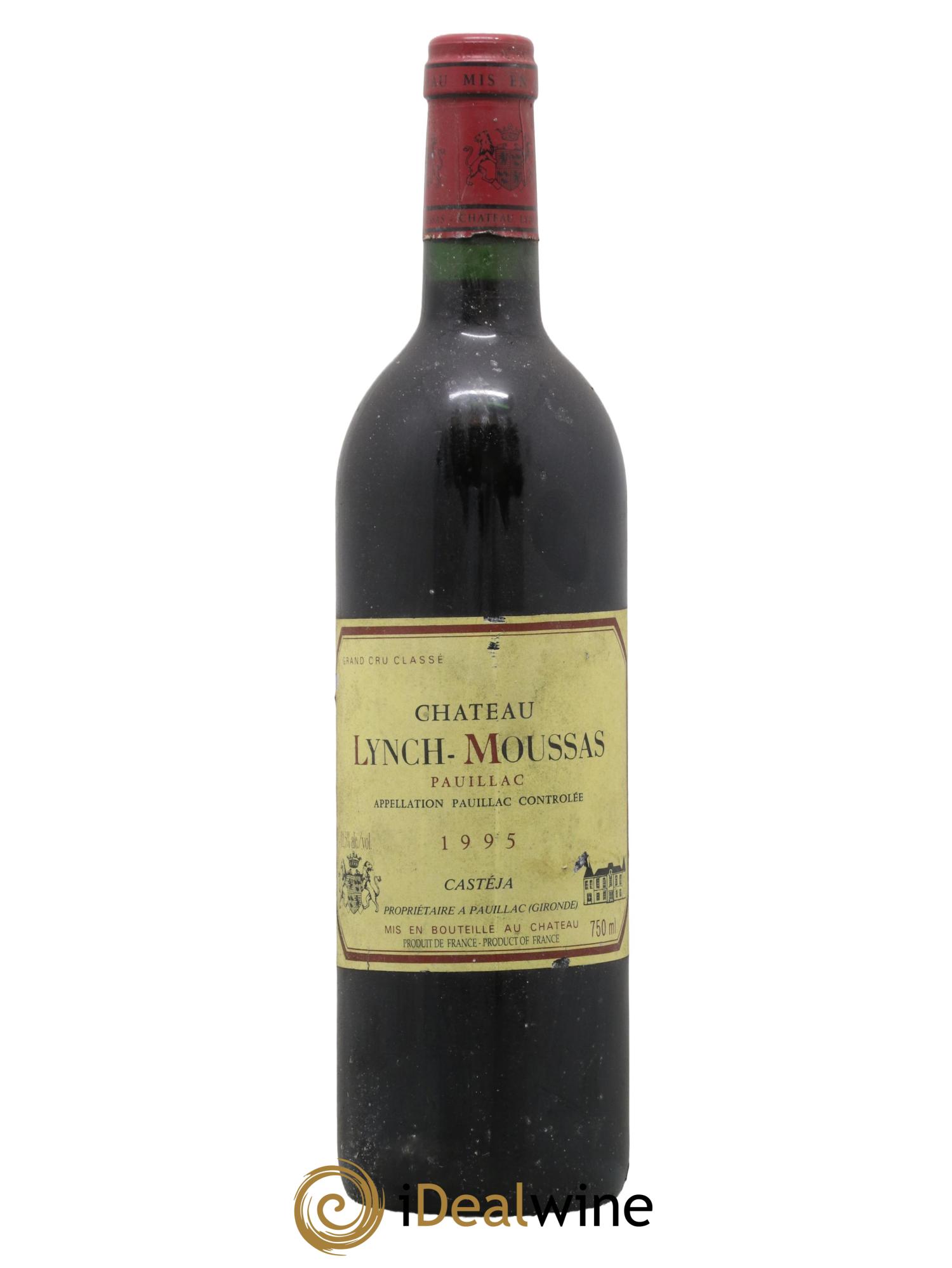 Château Lynch Moussas 5ème Grand Cru Classé 1995 - Lot de 1 bouteille - 0