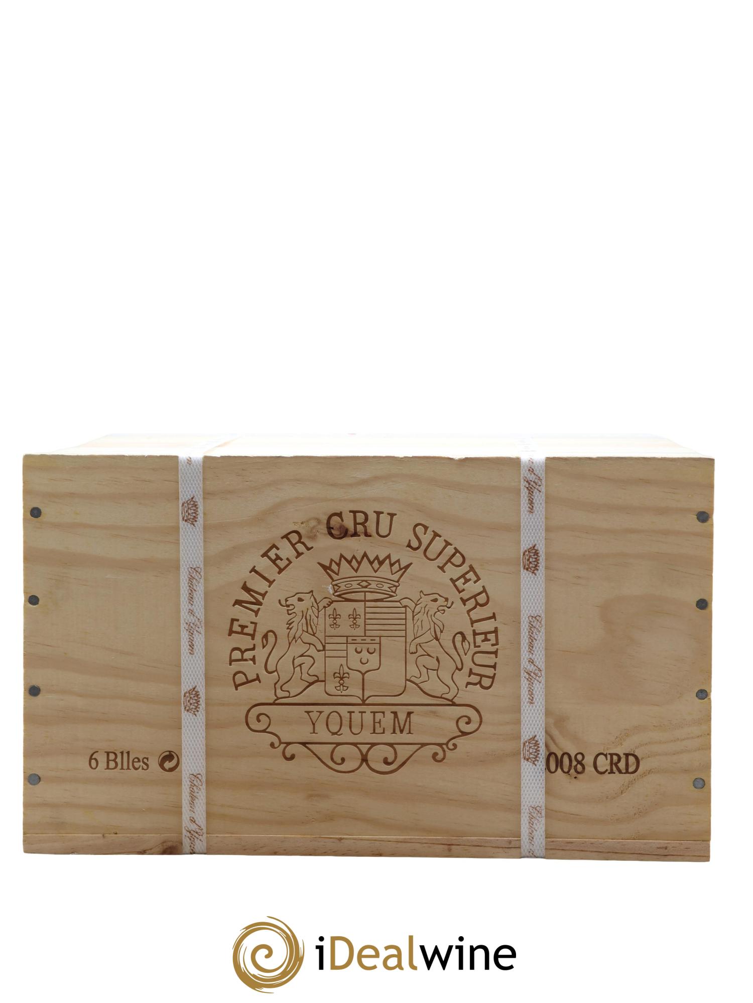 Château d' Yquem 1er Cru Classé Supérieur 2008 - Lot de 6 bouteilles - 6
