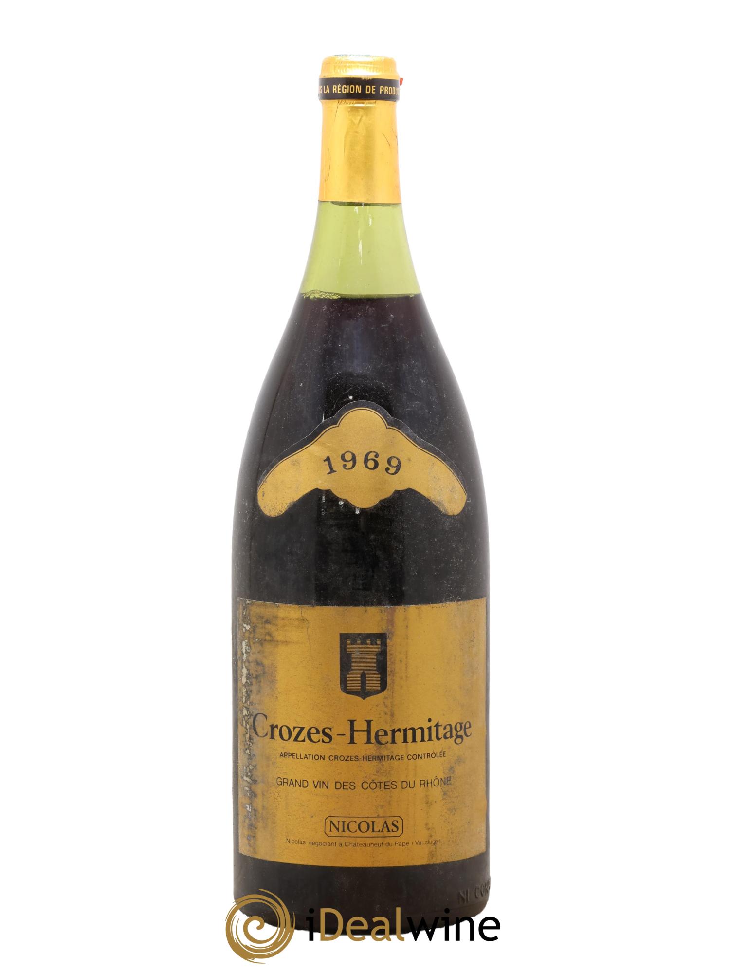 Crozes-Hermitage Nicolas 1969 - Lot de 1 magnum - 0