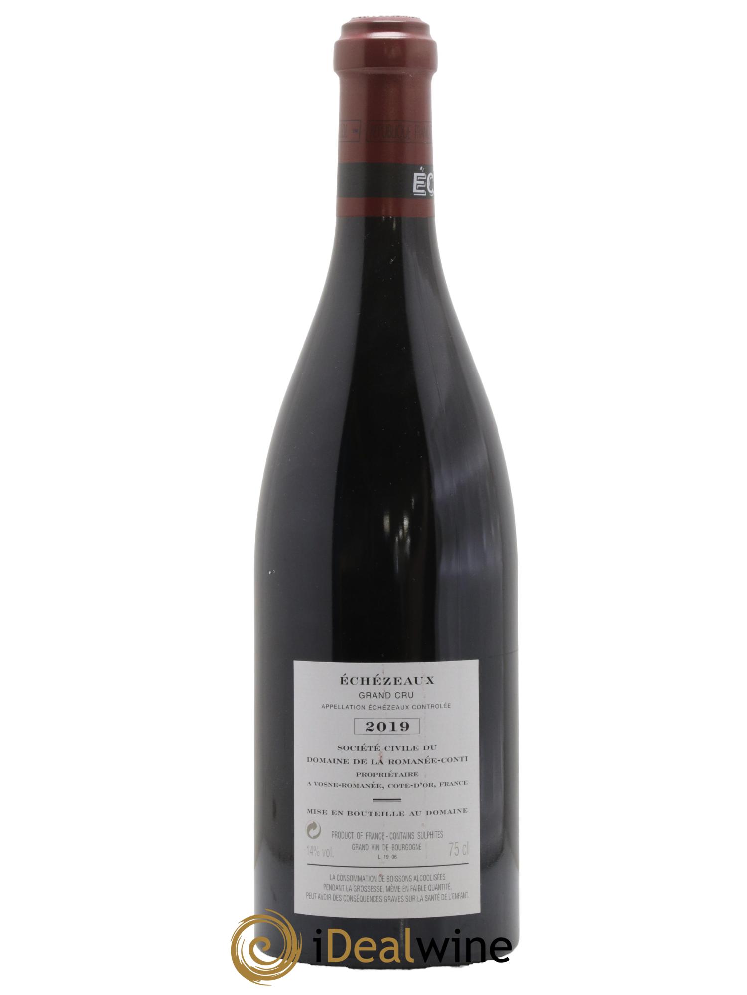Echezeaux Grand Cru Domaine de la Romanée-Conti 2019 - Lotto di 1 bottiglia - 1