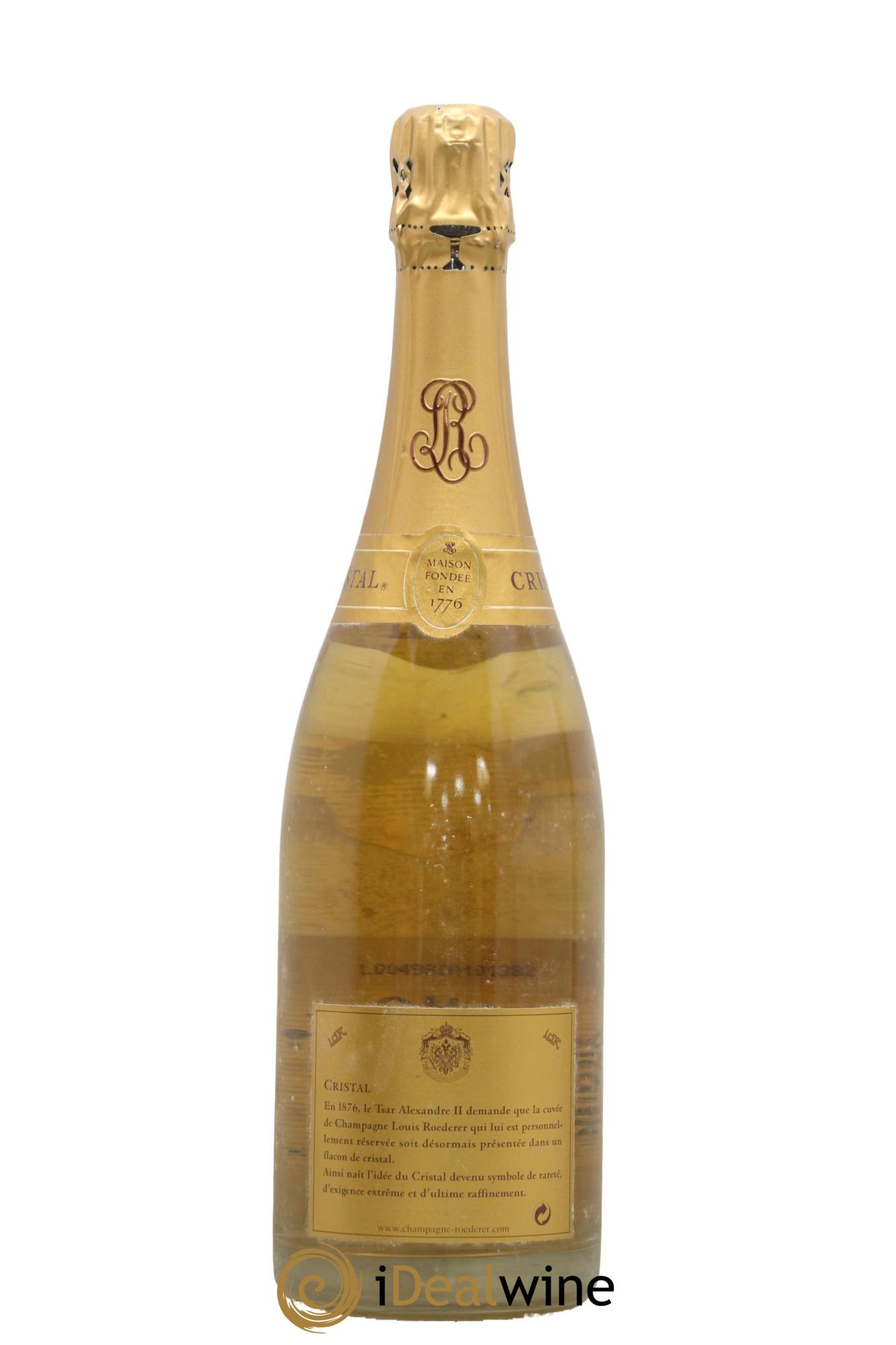 Cristal Louis Roederer 1996 - Lot of 1 bottle - 1