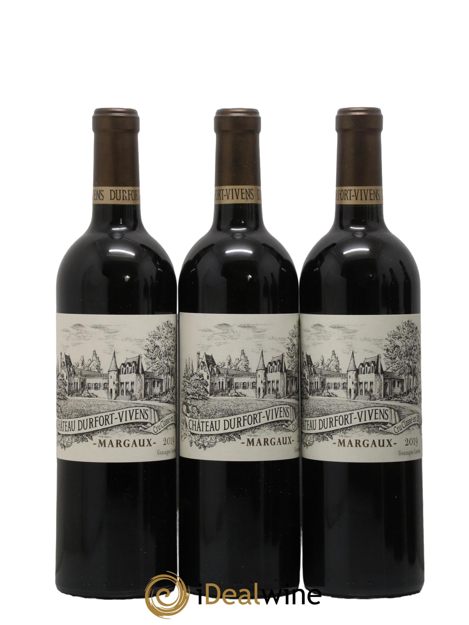 Château Durfort Vivens 2ème Grand Cru Classé 2019 - Lot de 6 bouteilles - 1