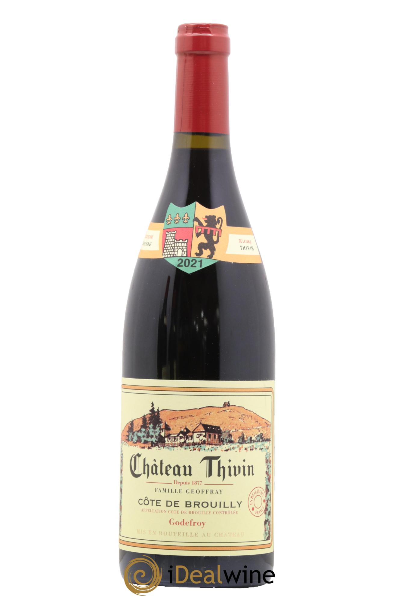 Côte de Brouilly Cuvée Godefroy Château Thivin 2021 - Lot de 1 bouteille - 0