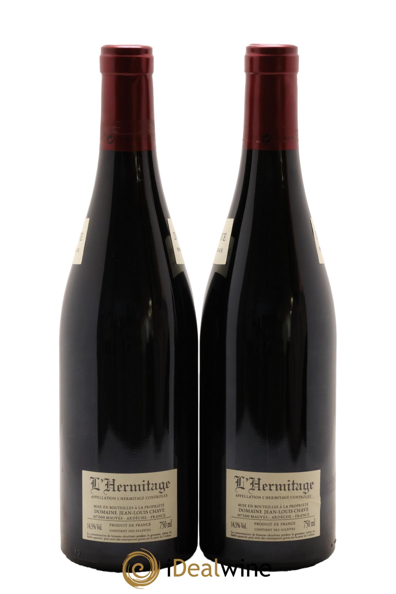 Hermitage Jean-Louis Chave 2013 - Lot of 2 bottles - 1