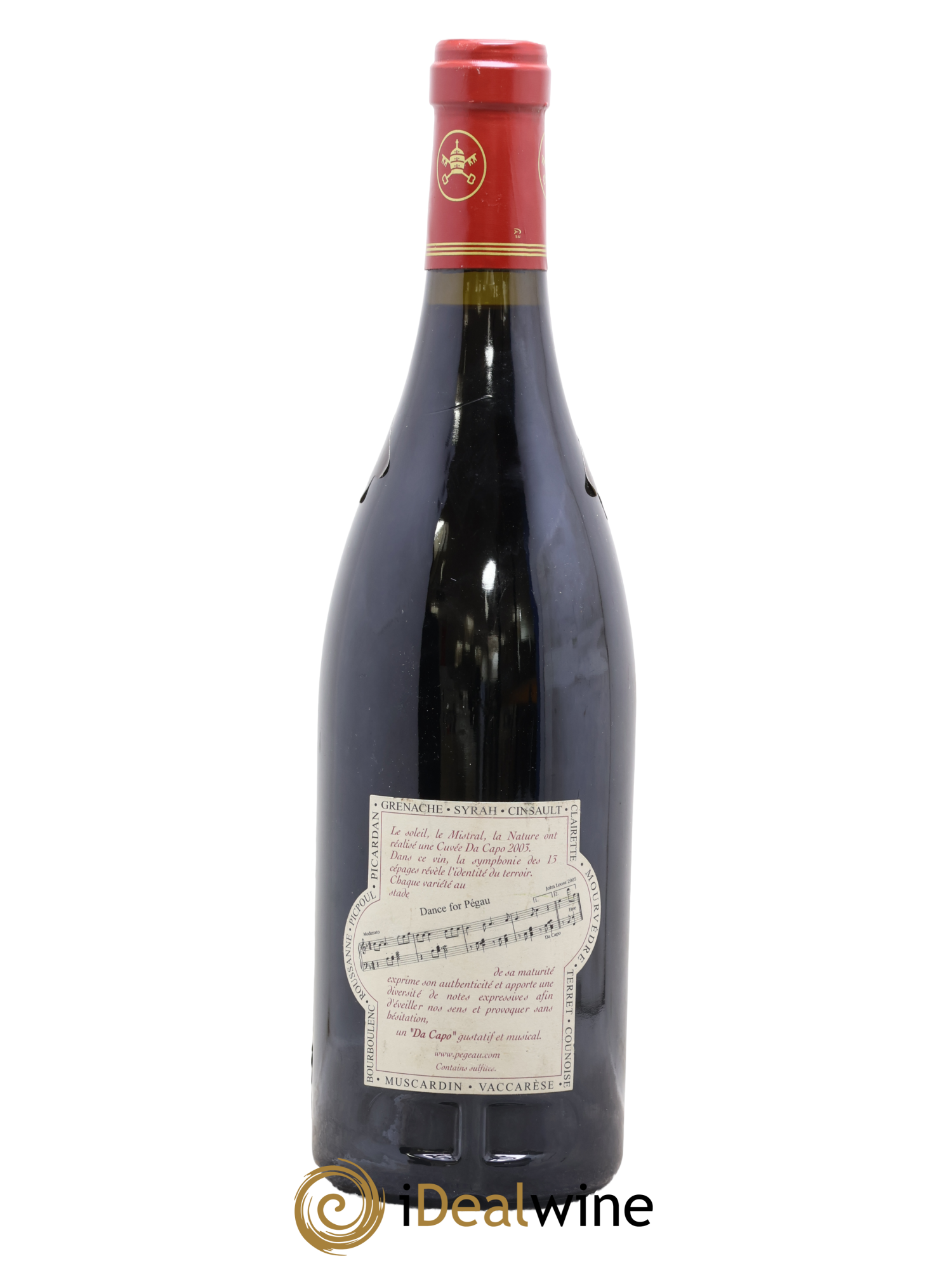 Châteauneuf-du-Pape Domaine du Pégau Cuvée Da Capo Paul et Laurence Féraud 2003 - Lot de 1 bouteille - 1