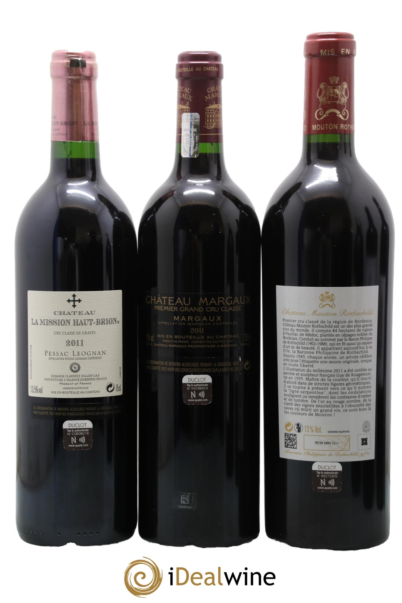 Caisse Collection Duclot 2011 2011 - Lot of 9 bottles - 4