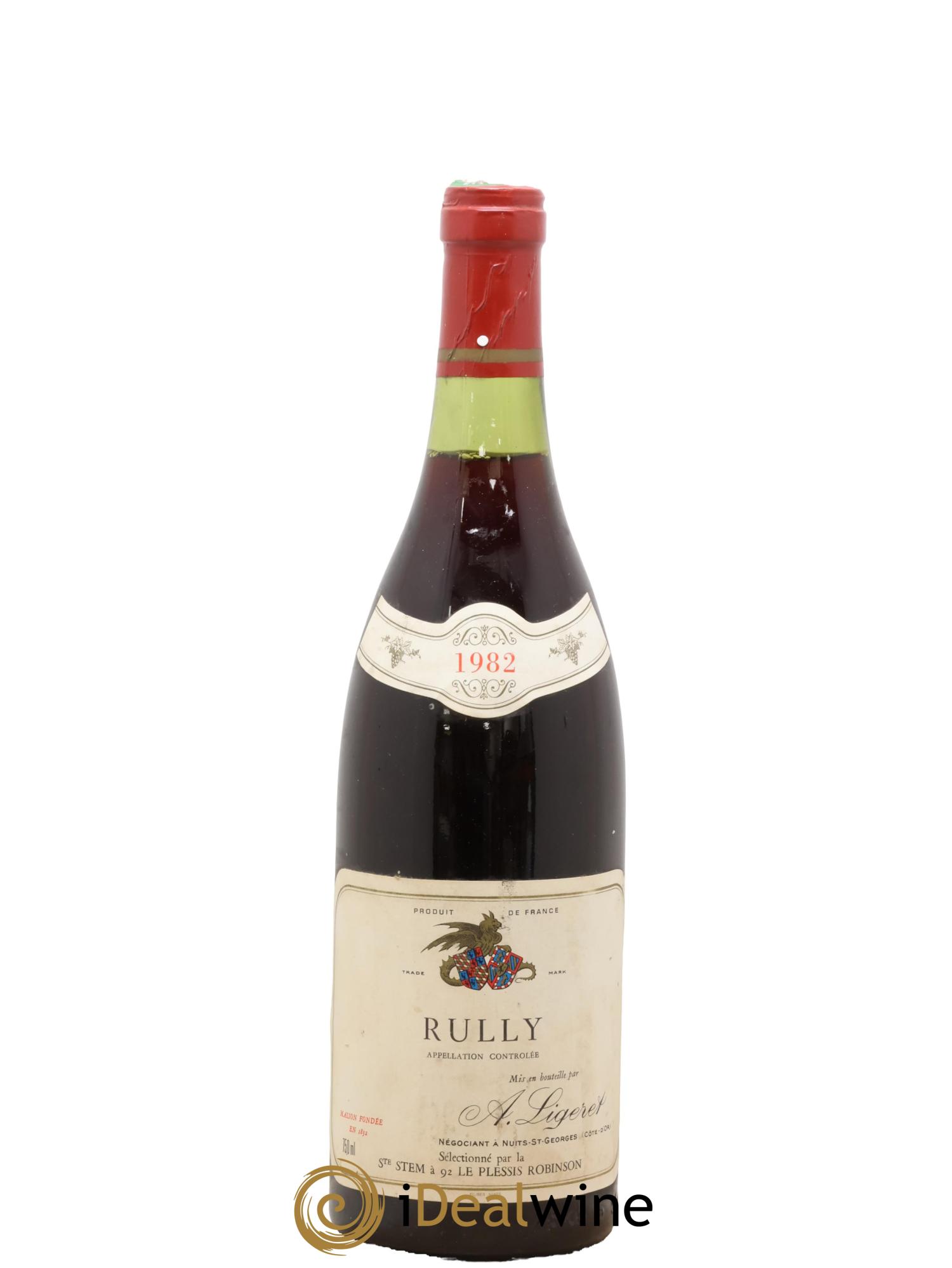 Rully A. Ligneret 1982 - Lotto di 1 bottiglia - 0