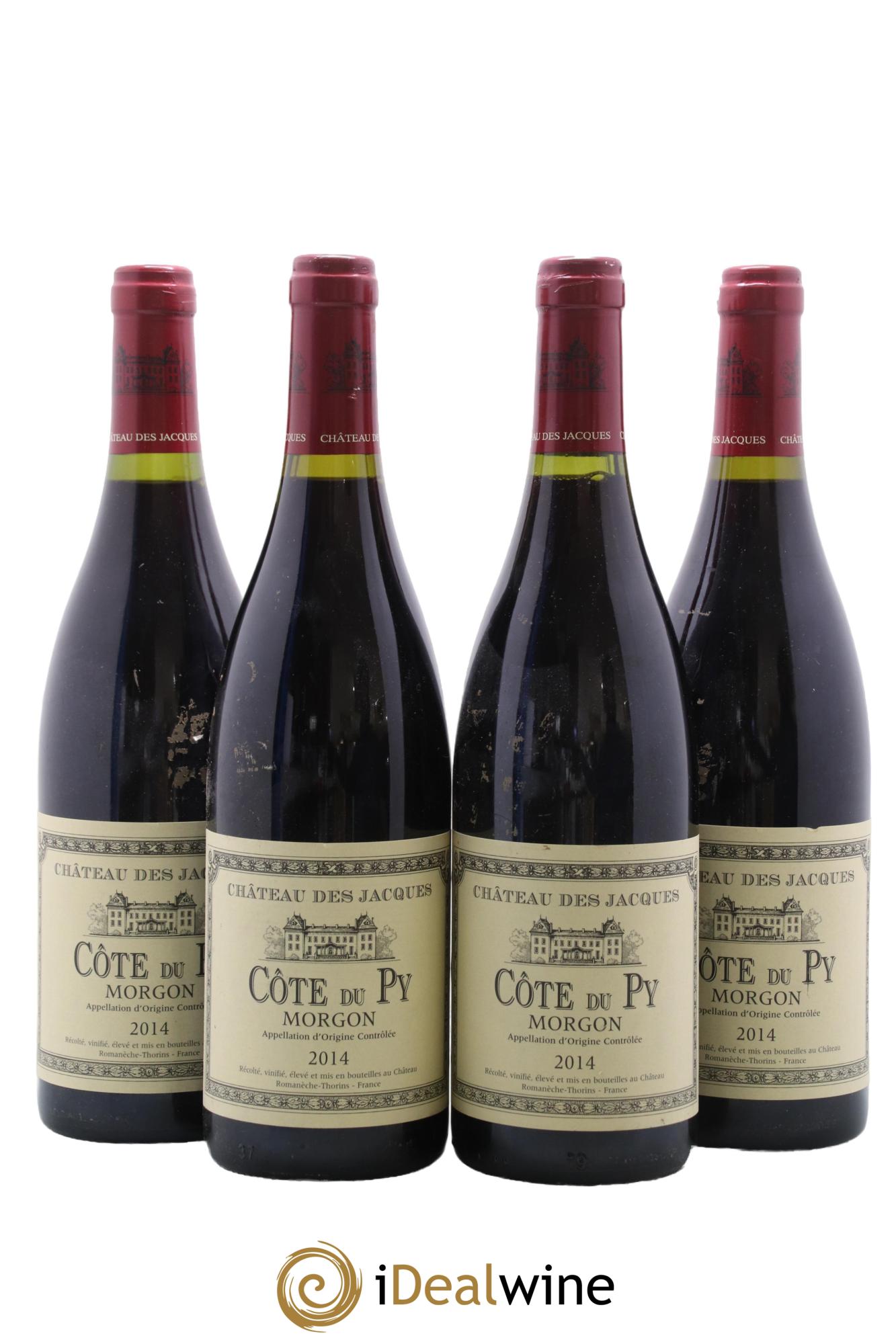 Morgon Côte du Py Château des Jacques 2014 - Lot de 4 bouteilles - 0