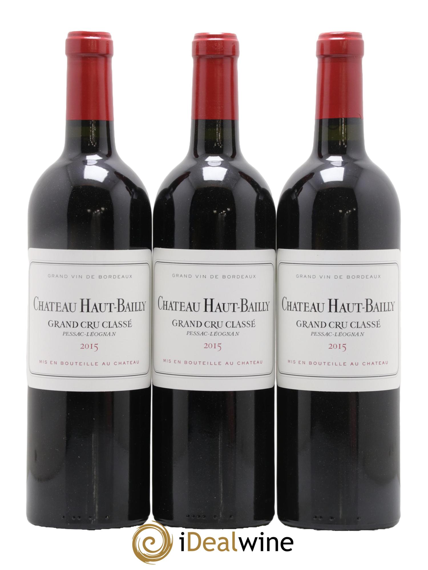 Château Haut-Bailly Cru Classé de Graves 2015 - Lot de 6 bouteilles - 1