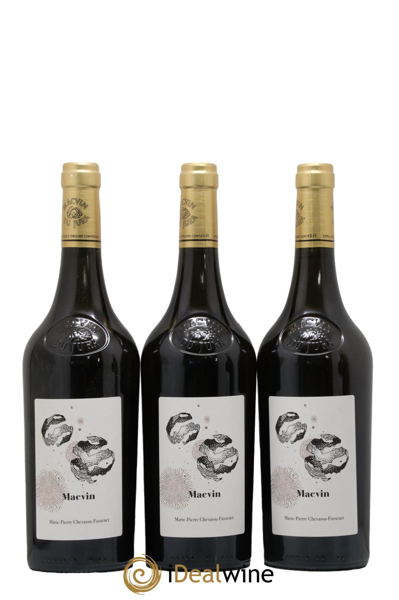 Côtes du Jura Macvin Marie-Pierre Chevassu-Fassenet - Lot de 3 bouteilles - 0