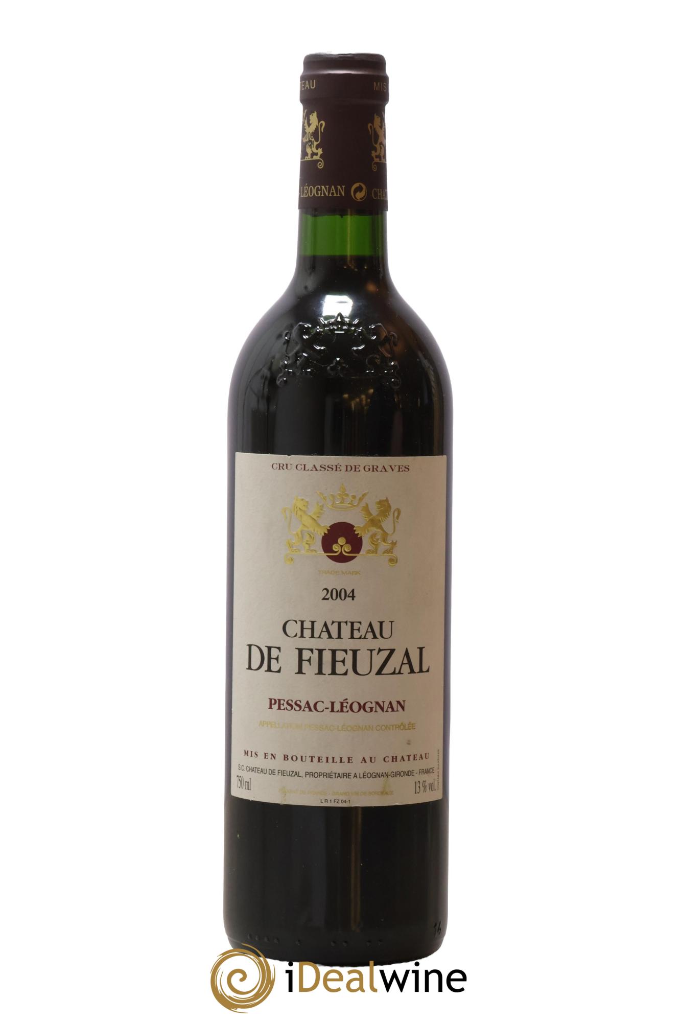 Château de Fieuzal Cru Classé de Graves 2004 - Posten von 1 Flasche - 0