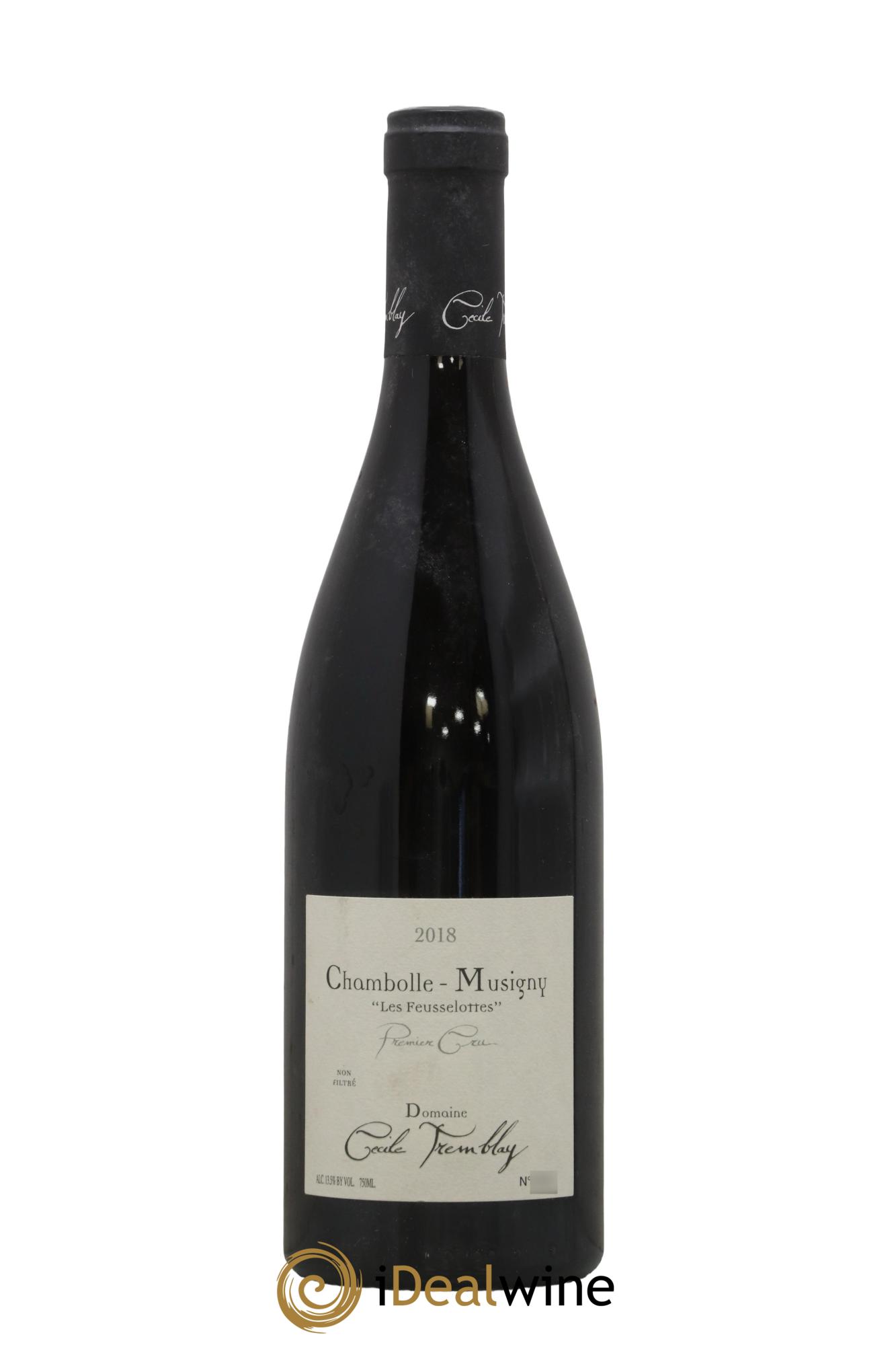Chambolle-Musigny 1er Cru Les Feusselottes Cécile Tremblay 2018 - Lote de 1 botella - 0